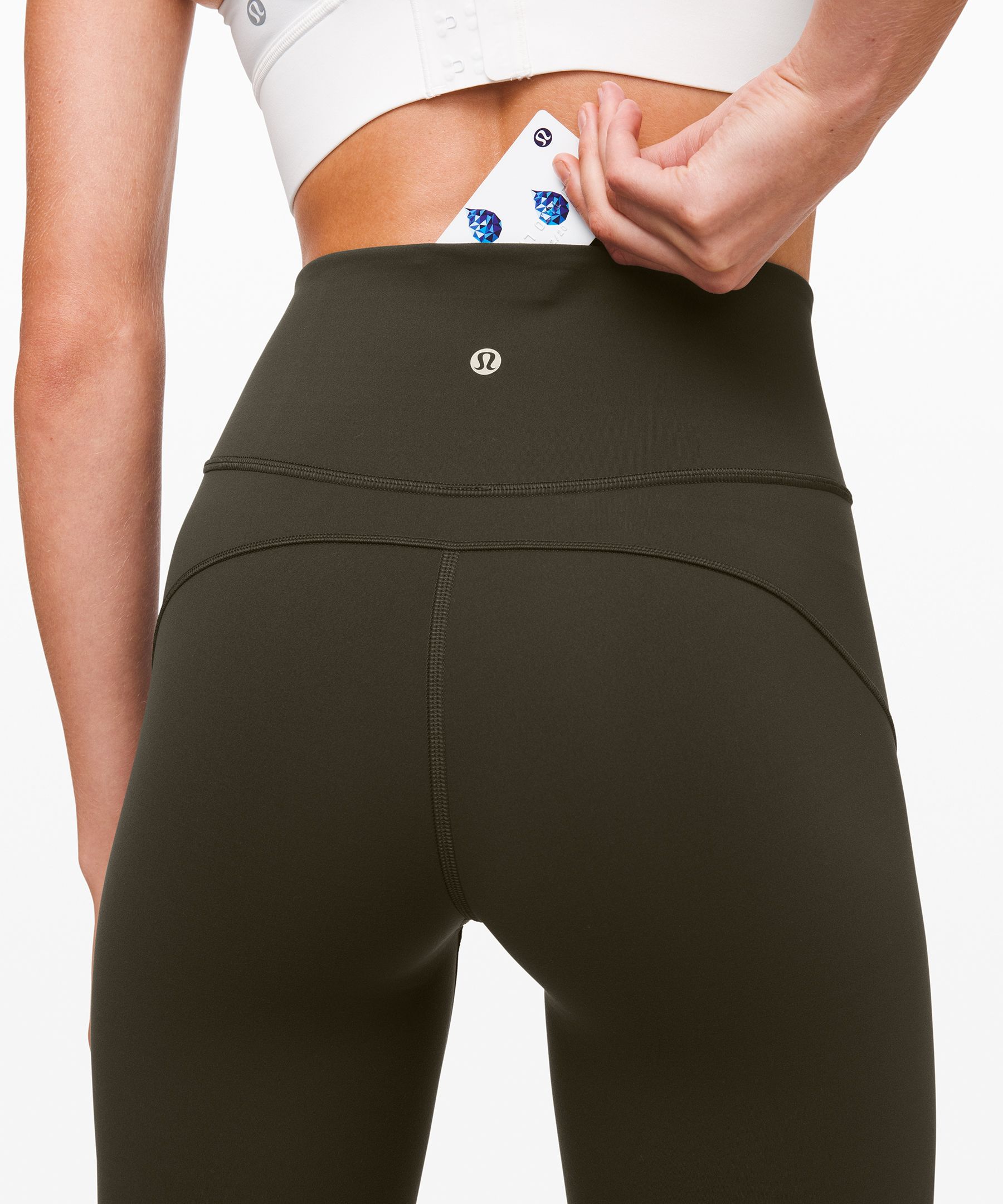 NEW LULULEMON In Movement 25 Tight 10 Utility Blue