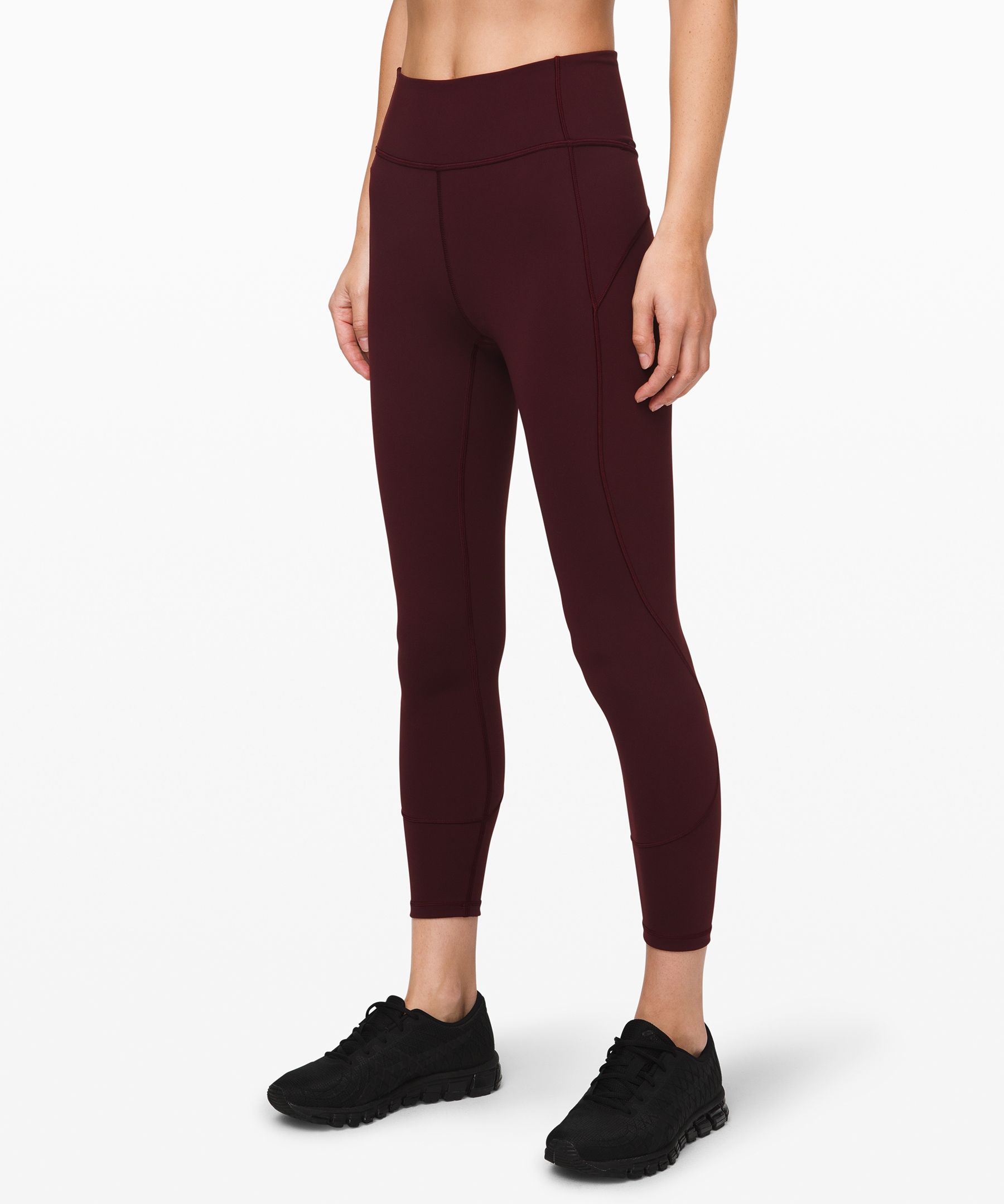 Lululemon In Movement 7/8 Tight *Everlux 25 - Black - lulu