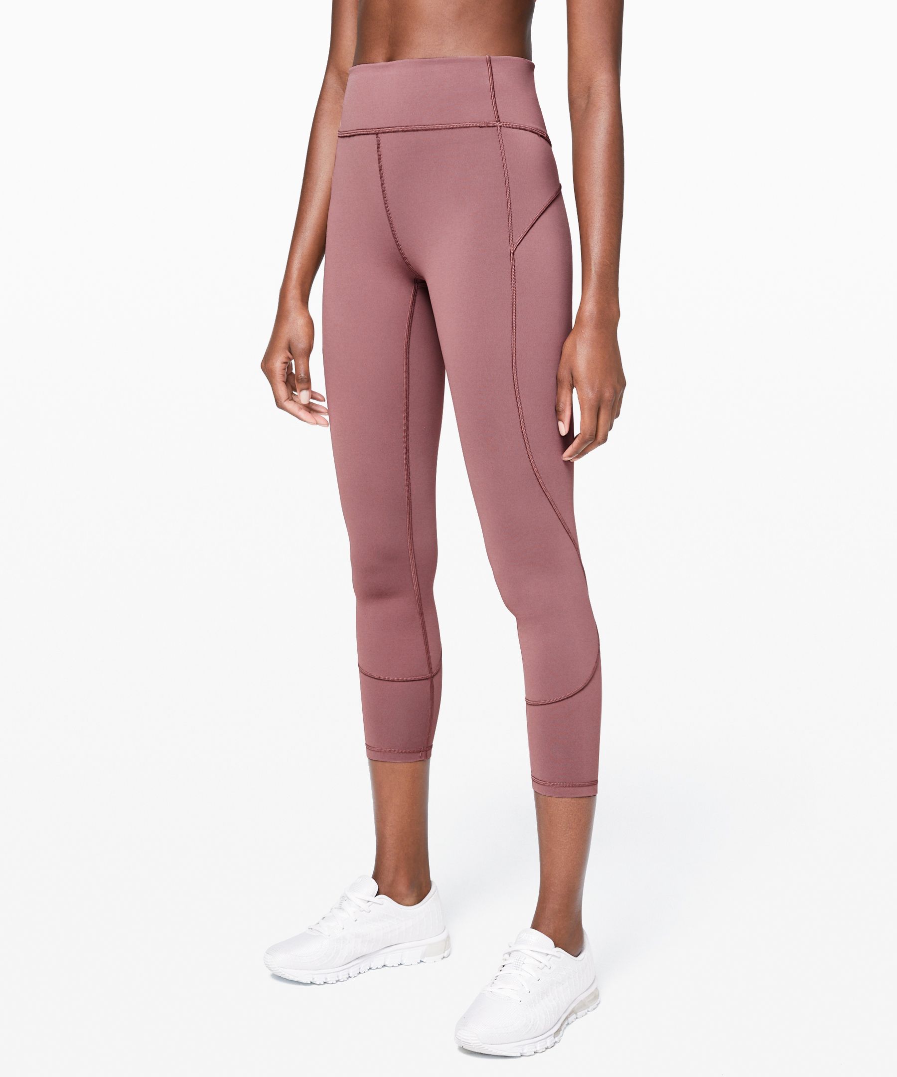 Lululemon In Movement Tight 25" *everlux In Red Dust