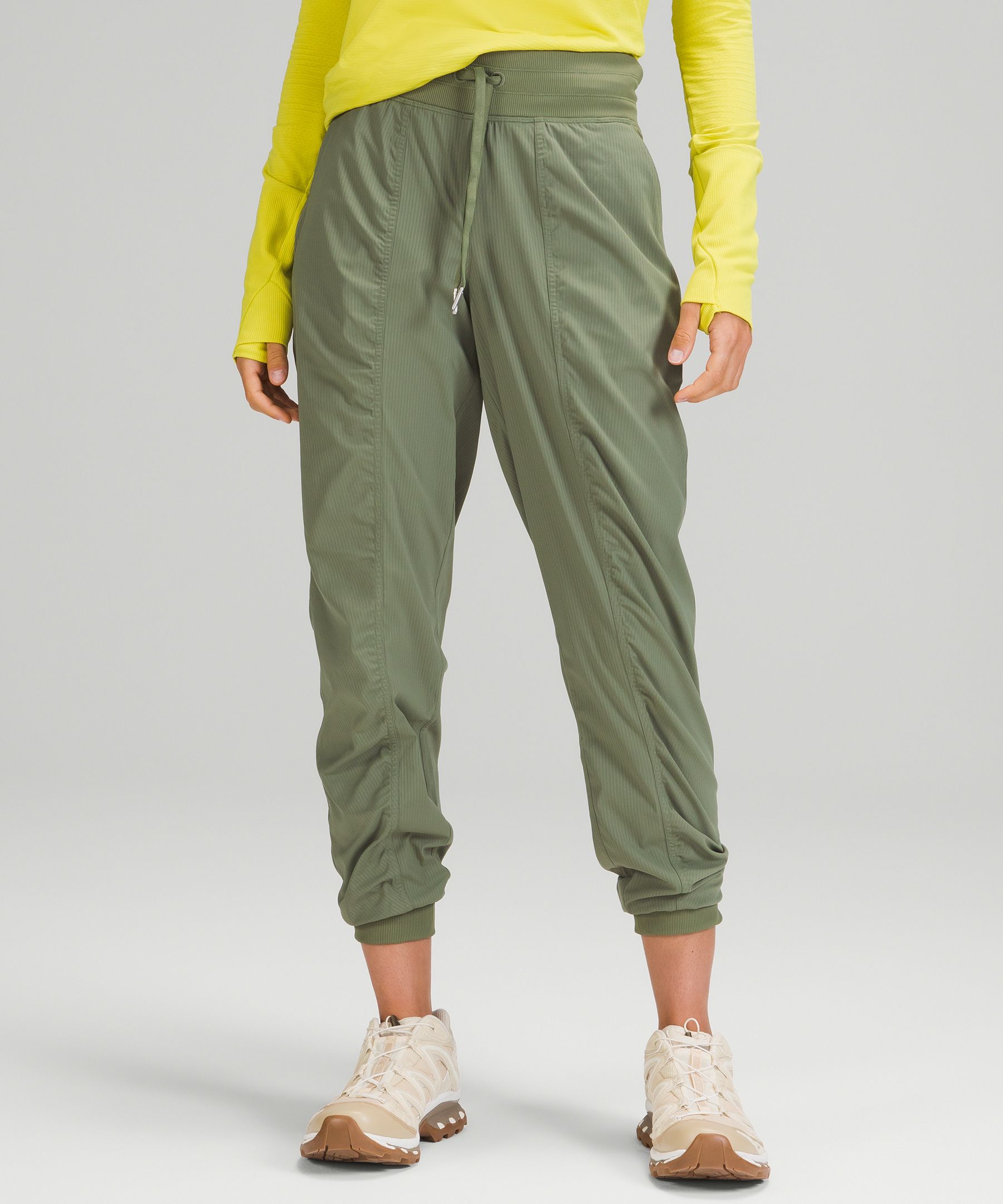 Lululemon Dance Studio Joggers In Green Twill