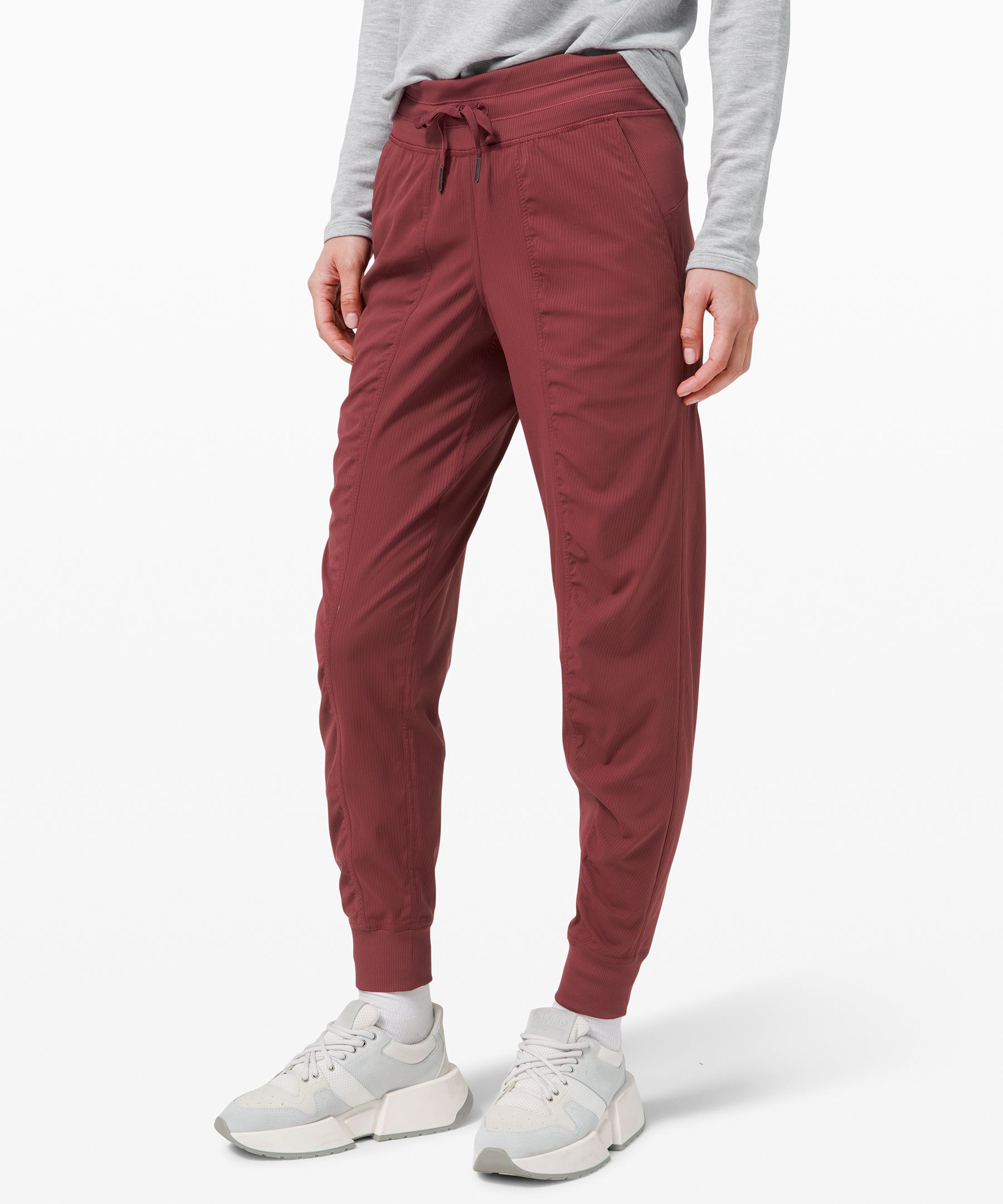 Lululemon Dance Studio Jogger 29" In Burgundy