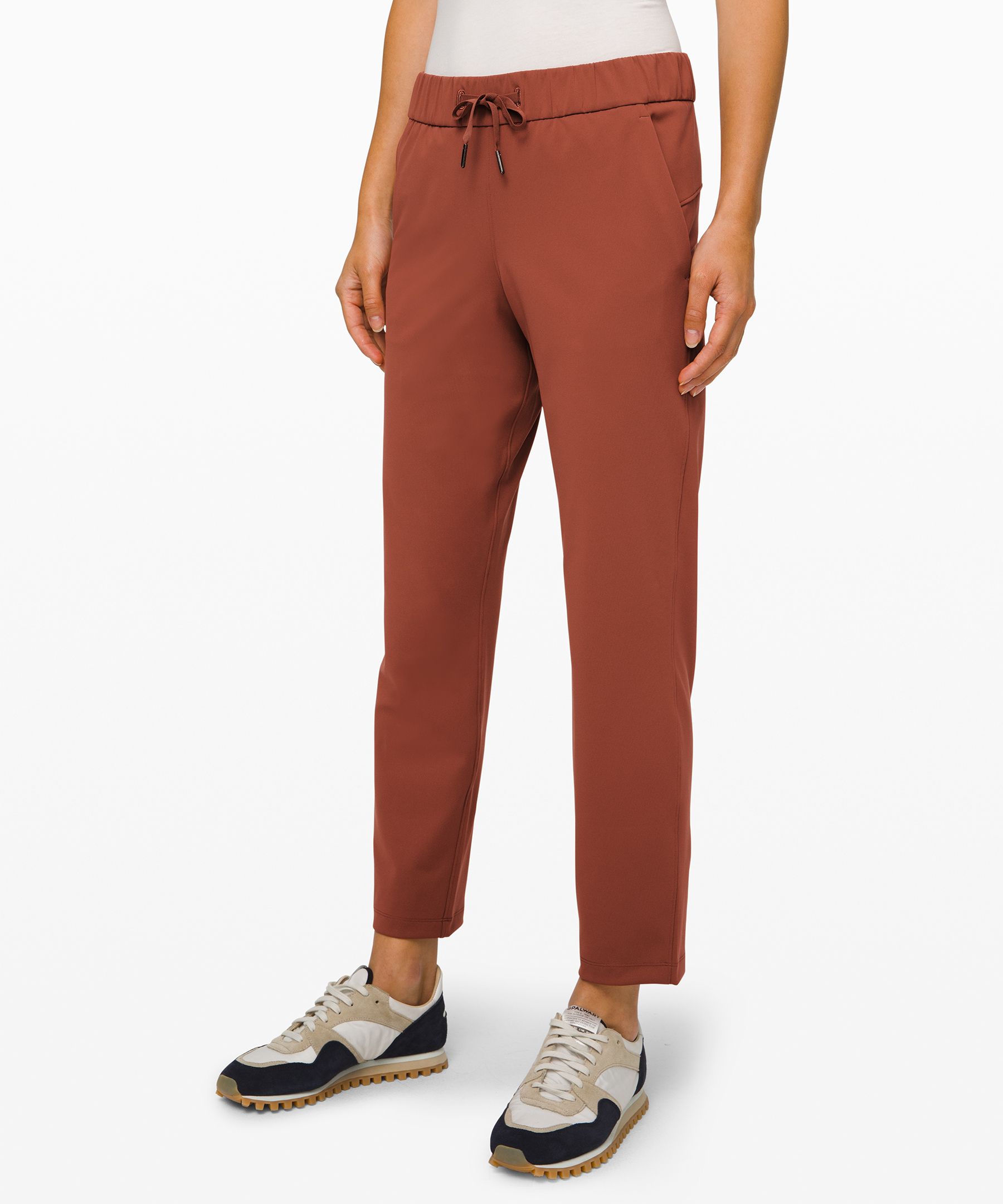 Lululemon On The Fly 7/8 Pant In Rustic Clay