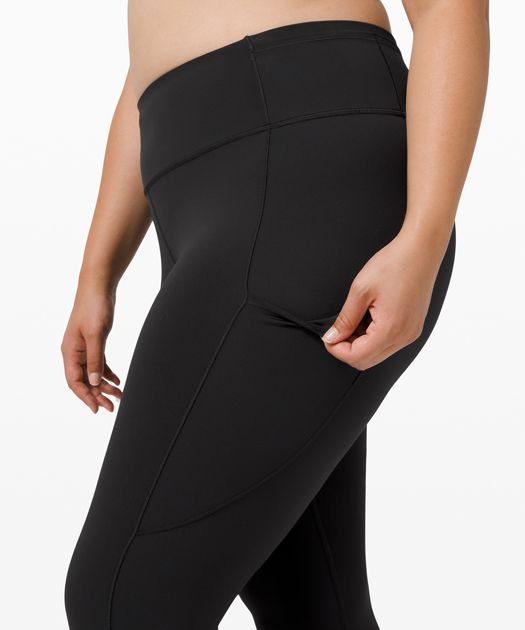 black high waisted lululemon leggings