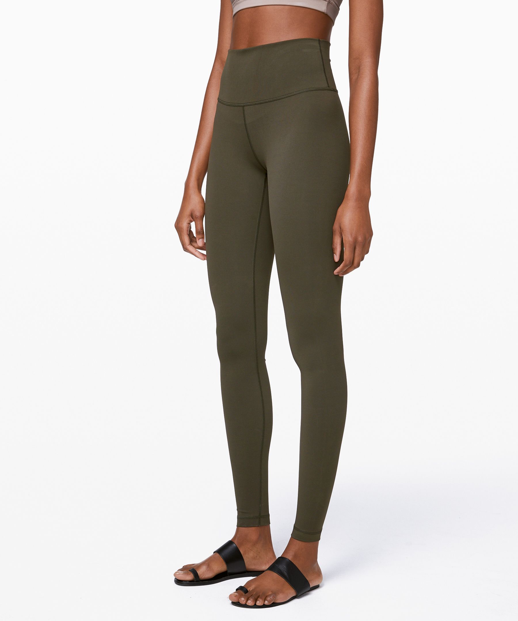 Lululemon Wunder Under High-Rise Tight 28 *Full-On Luxtreme - Dark Olive -  lulu fanatics