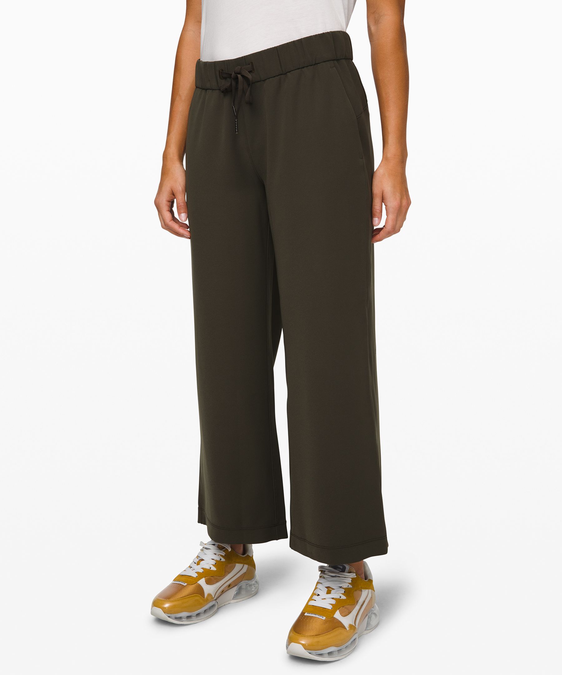 Lululemon On The Fly 7/8 Wl Pant Woven Leather