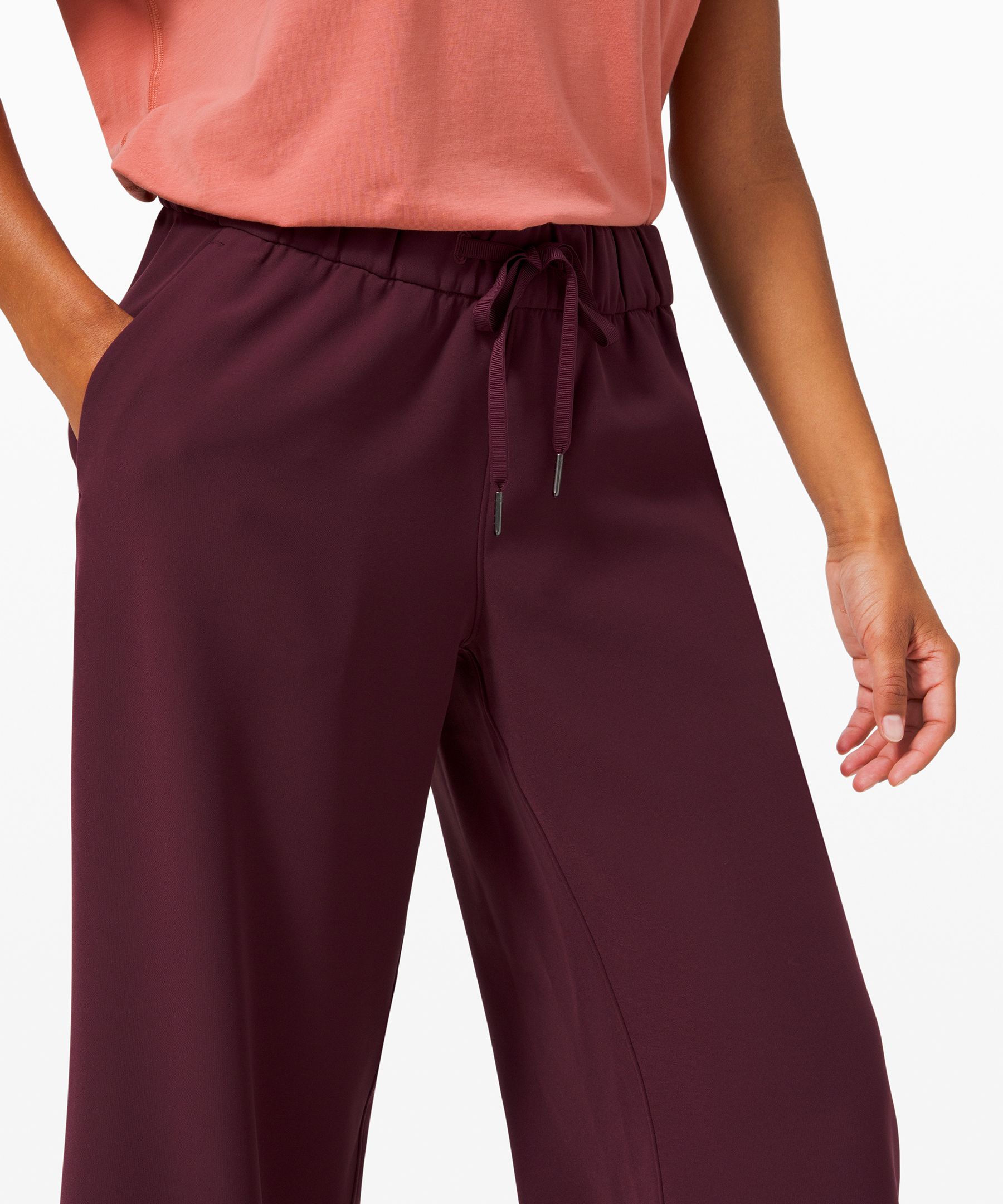 lululemon on the fly wide leg pant