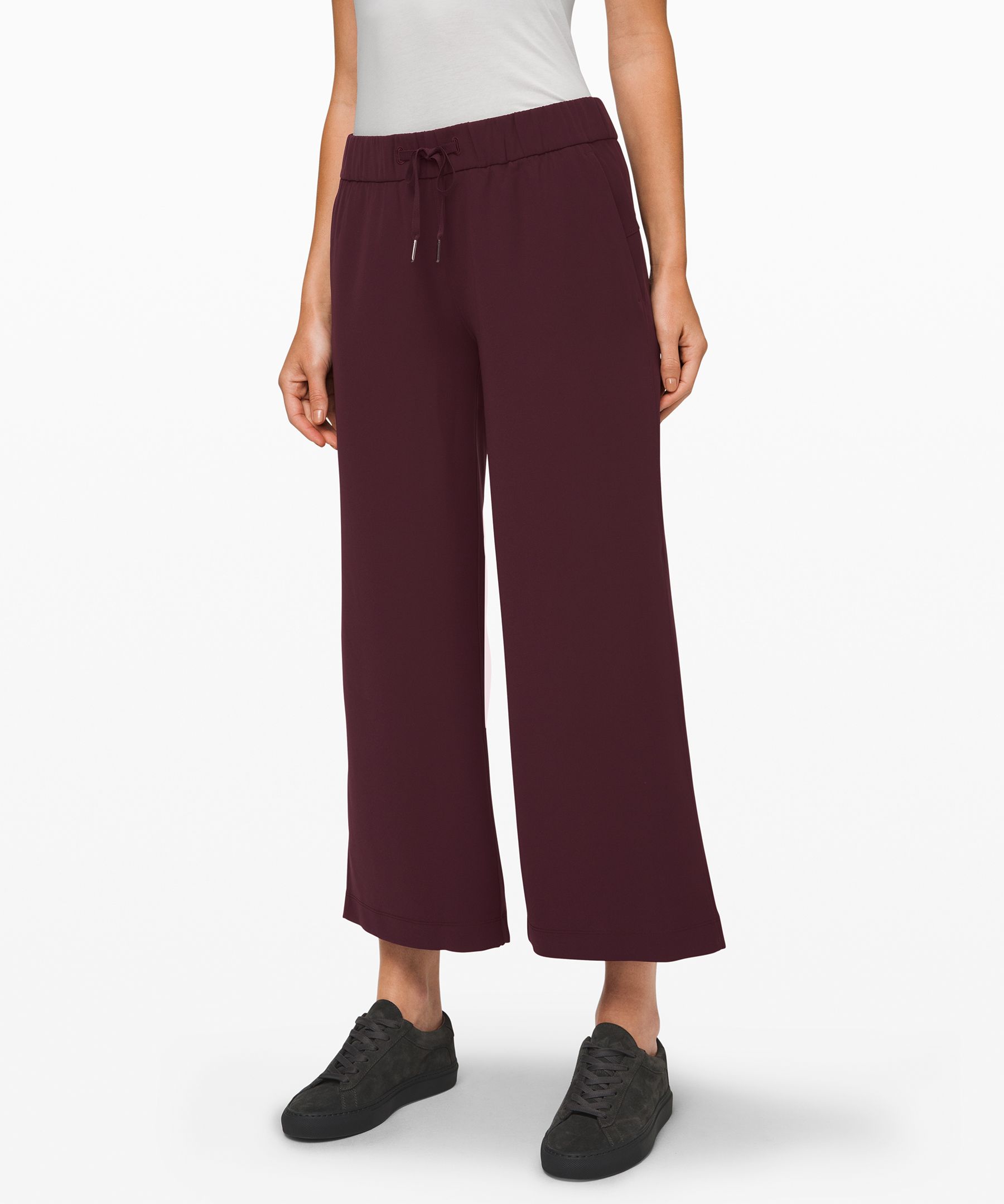 Lululemon On The Fly Wide-leg 7/8 Pant Woven Nook