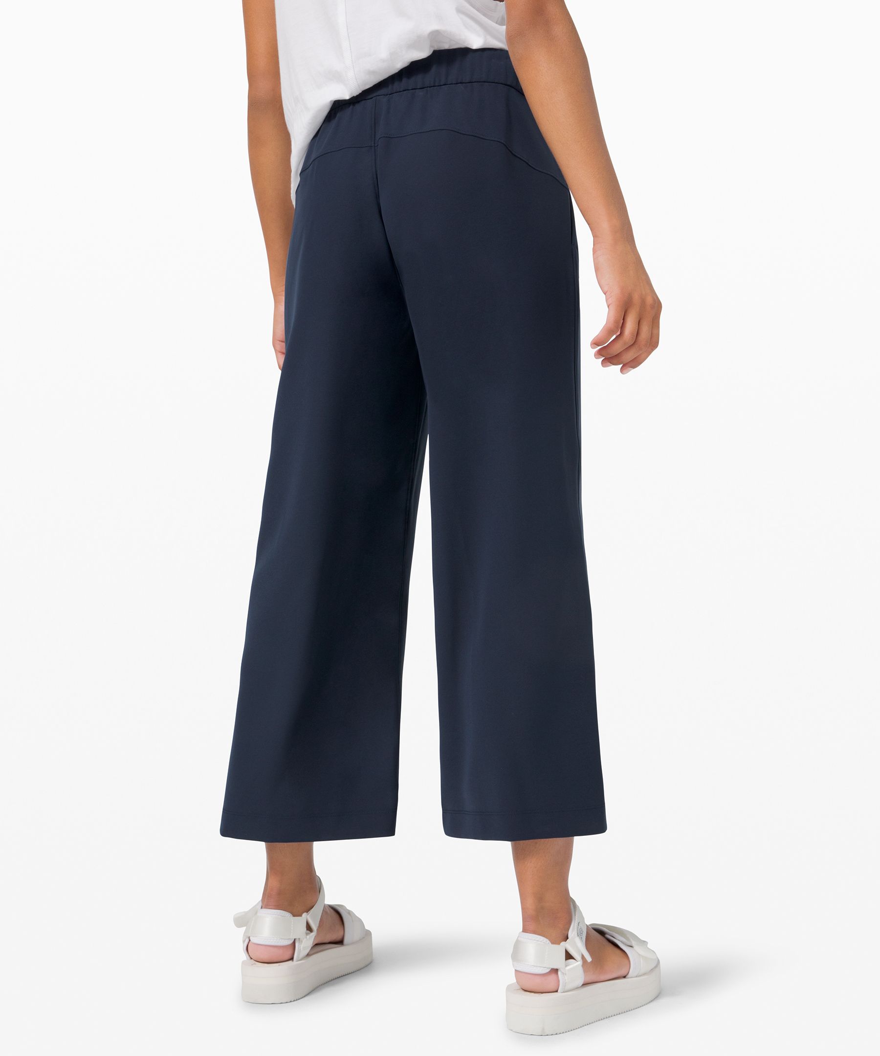 Lululemon Wanderer Wide Leg Pant - Black - lulu fanatics