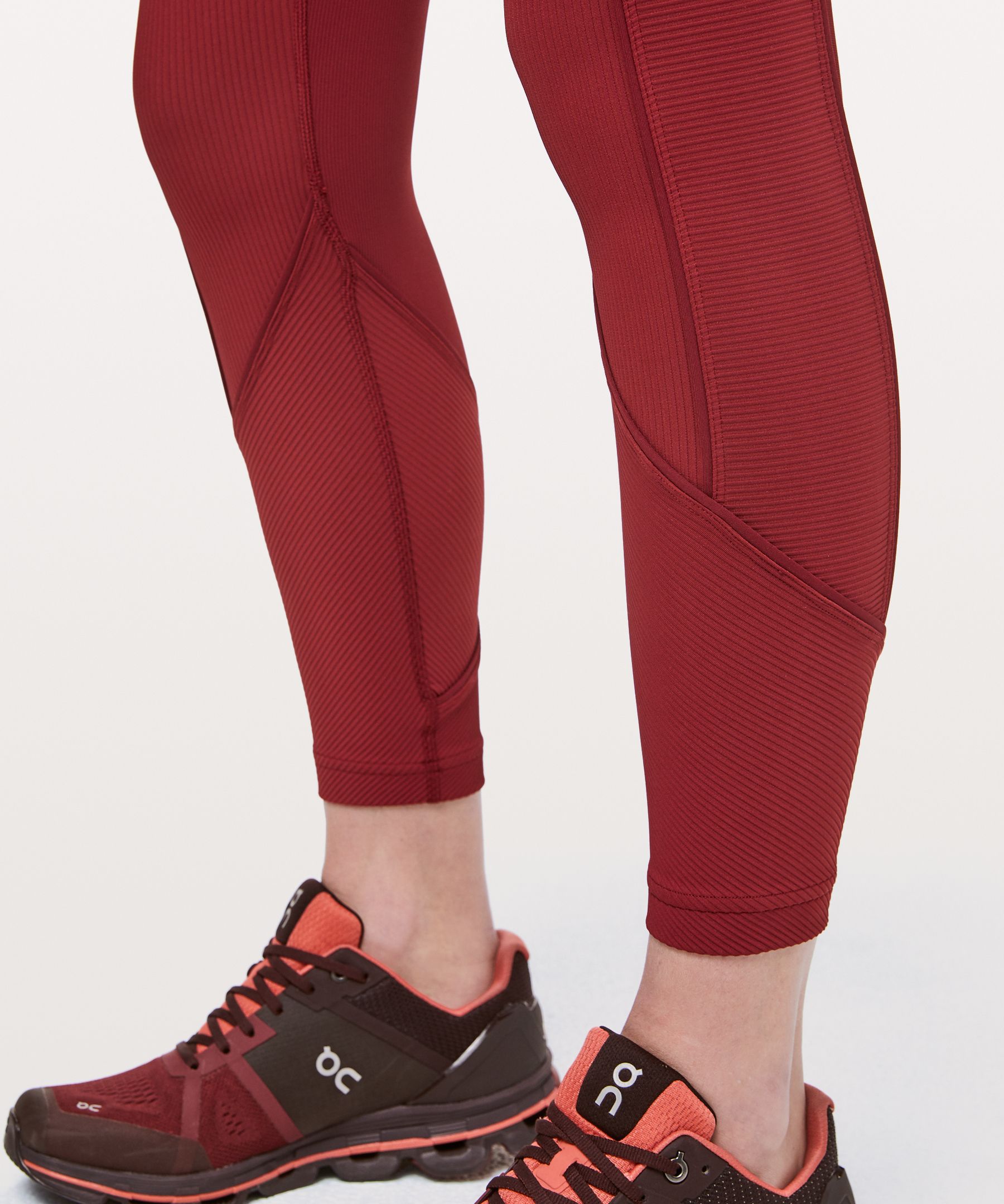 LULULEMON Daily Lineup 7/8 Black Ribbed Leggings