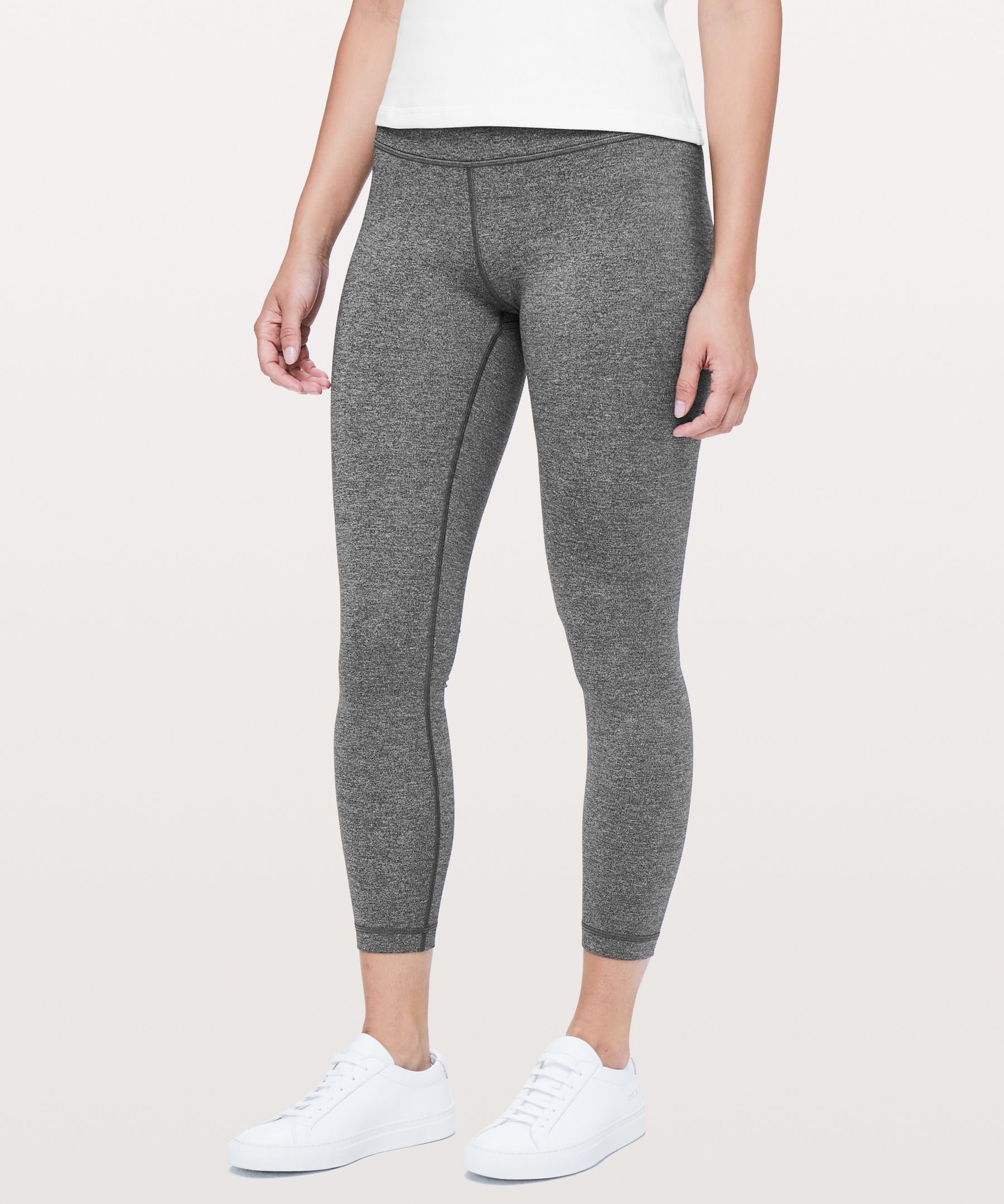 Lululemon Wunder Under Low-Rise Tight in heathered black sz 8