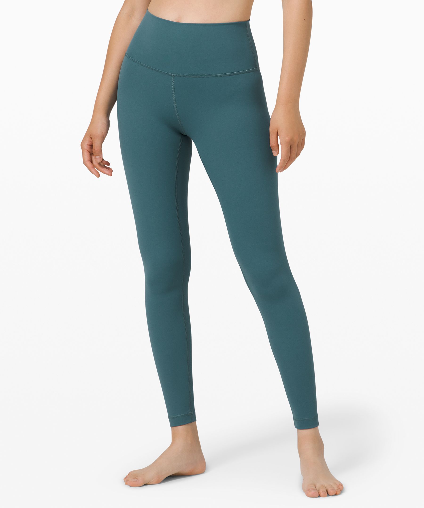Lululemon Wunder Under High-rise Tight 31" *full-on Luxtreme In Green