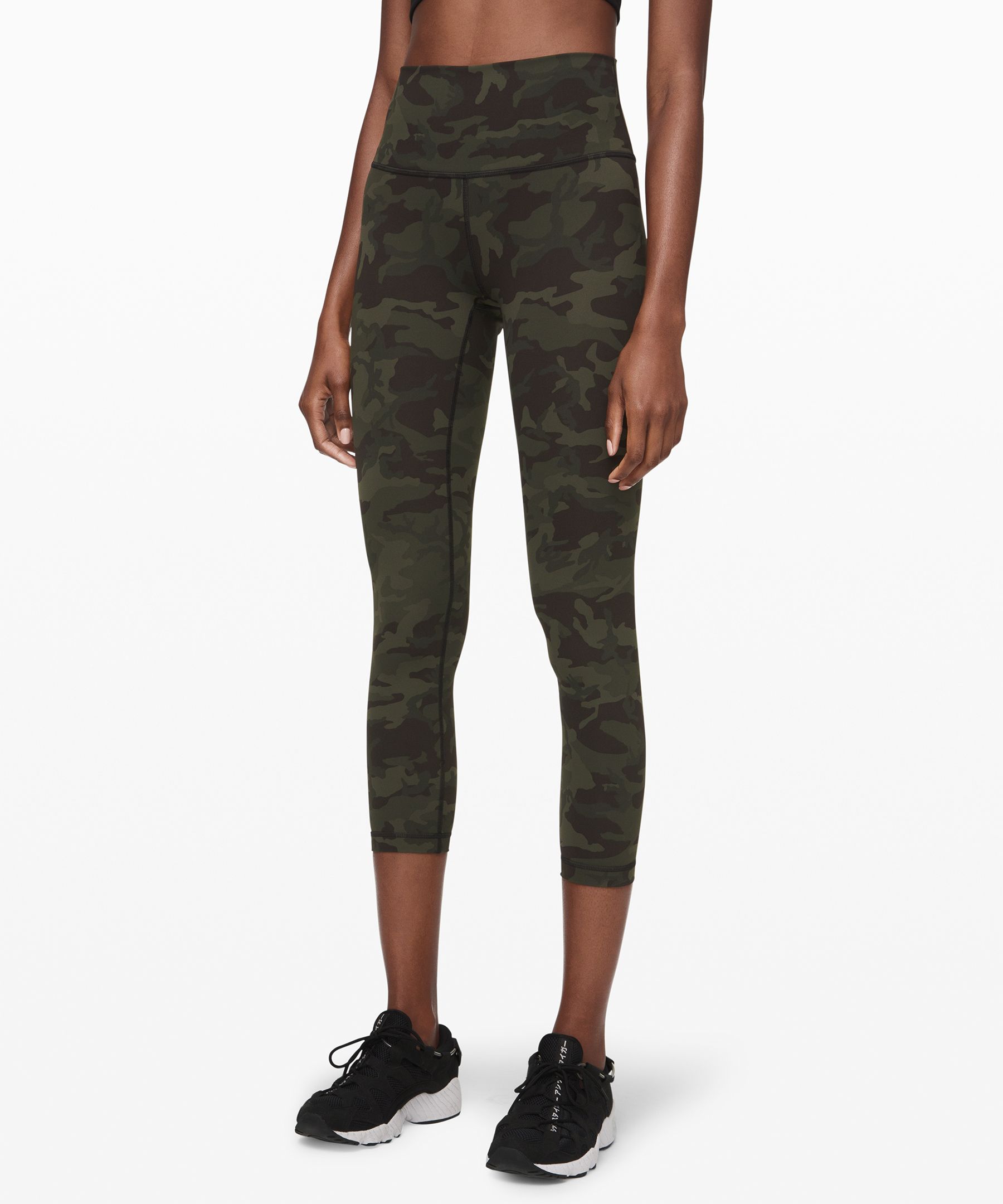 Lululemon Wunder Under High-rise Tight 25" *full-on Luxtreme In Incognito Camo Multi Gator Green