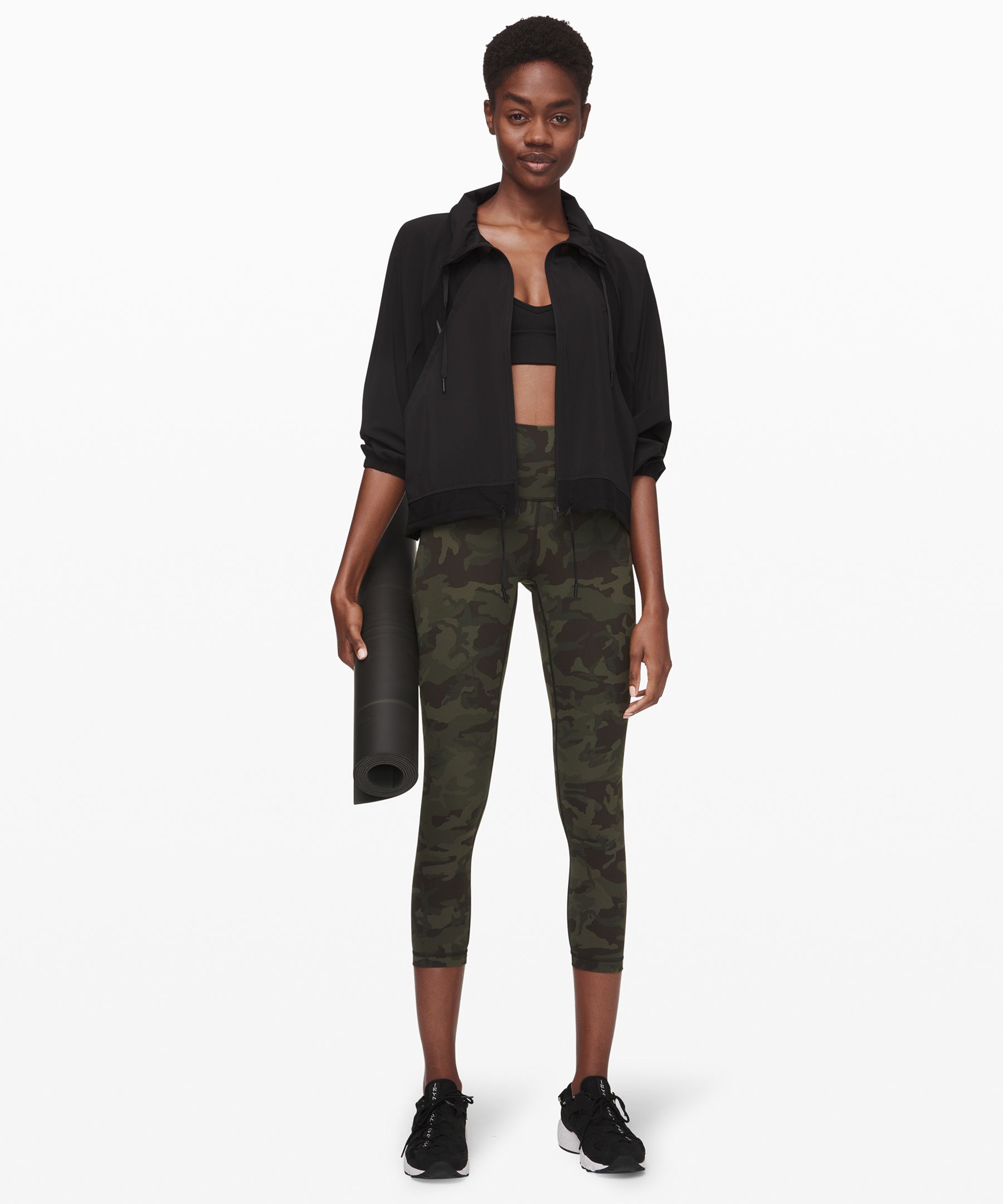 Lululemon camo wunder under crops