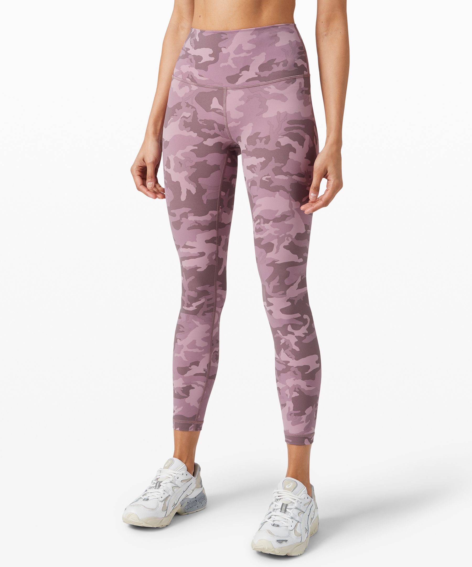 Lululemon Wunder Under Tight 25 Sz 6 Incognito Camo Jacquard Alpine White  Camo