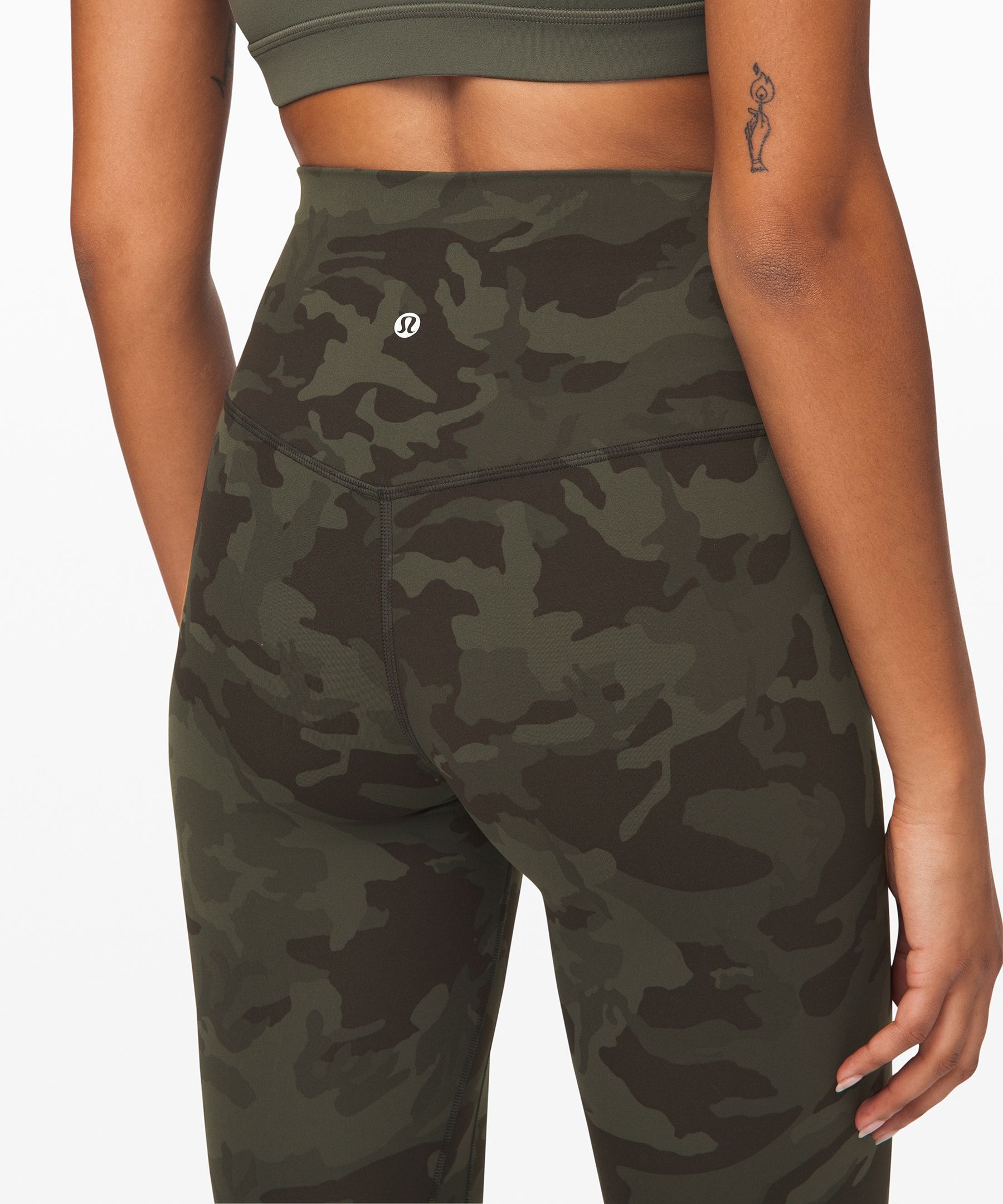 Lululemon Align High-Rise Pant 28 Green Camo Size US 6, Women's