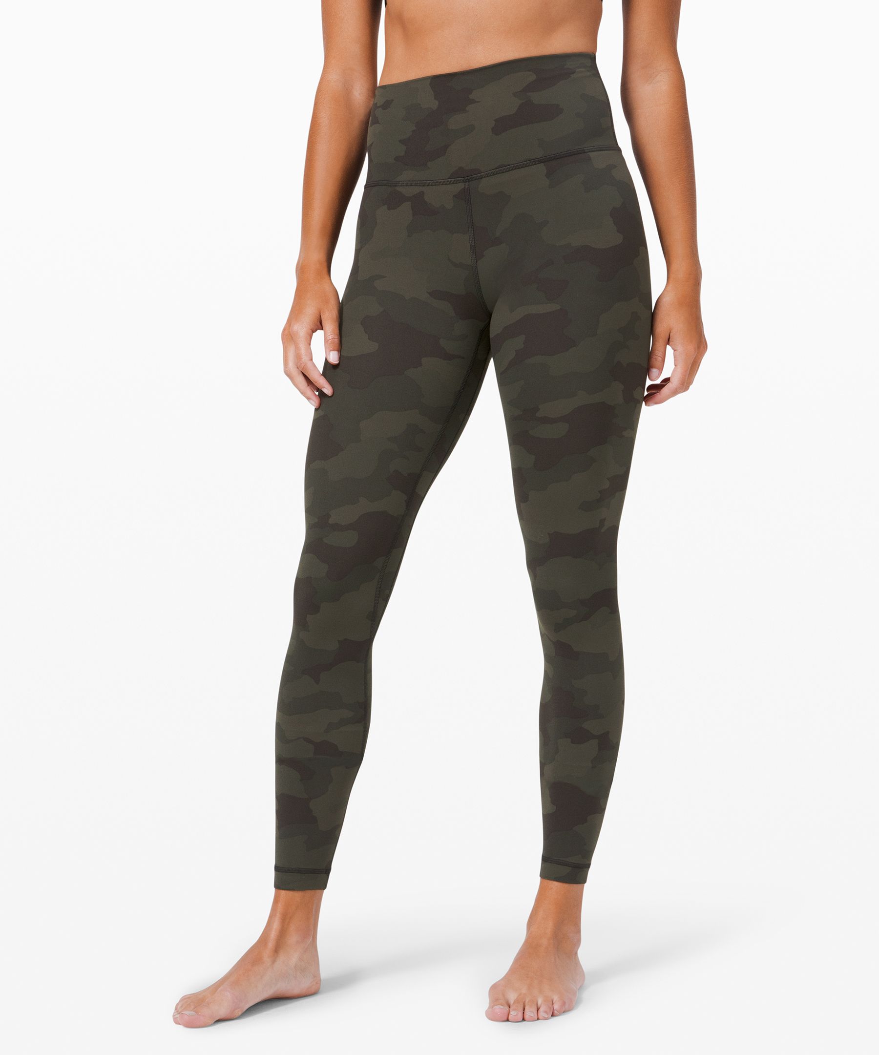 blue camo lululemon leggings