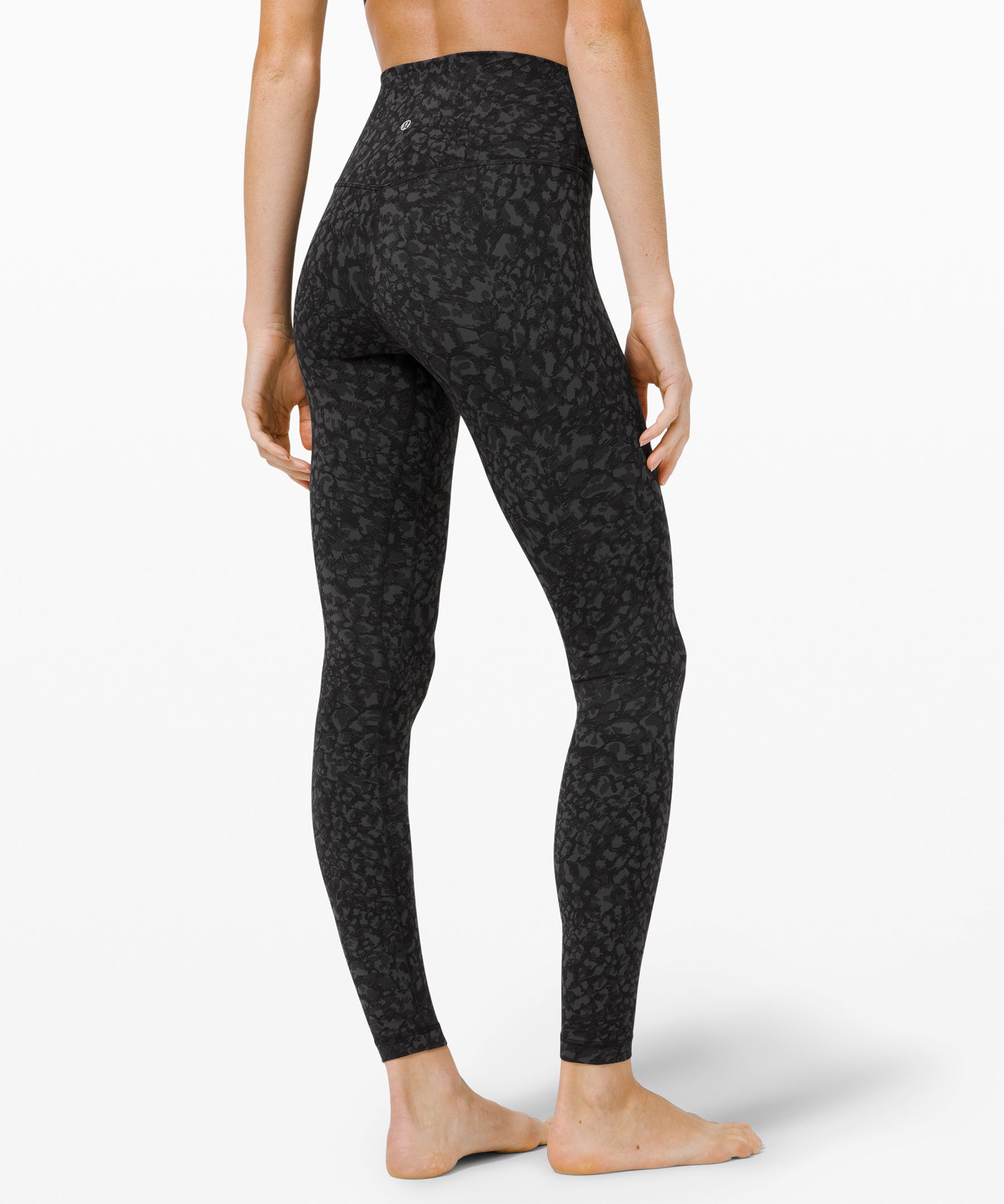 Lululemon In Movement Tight 23 *Everlux Formation Camo Deep Coal Multi