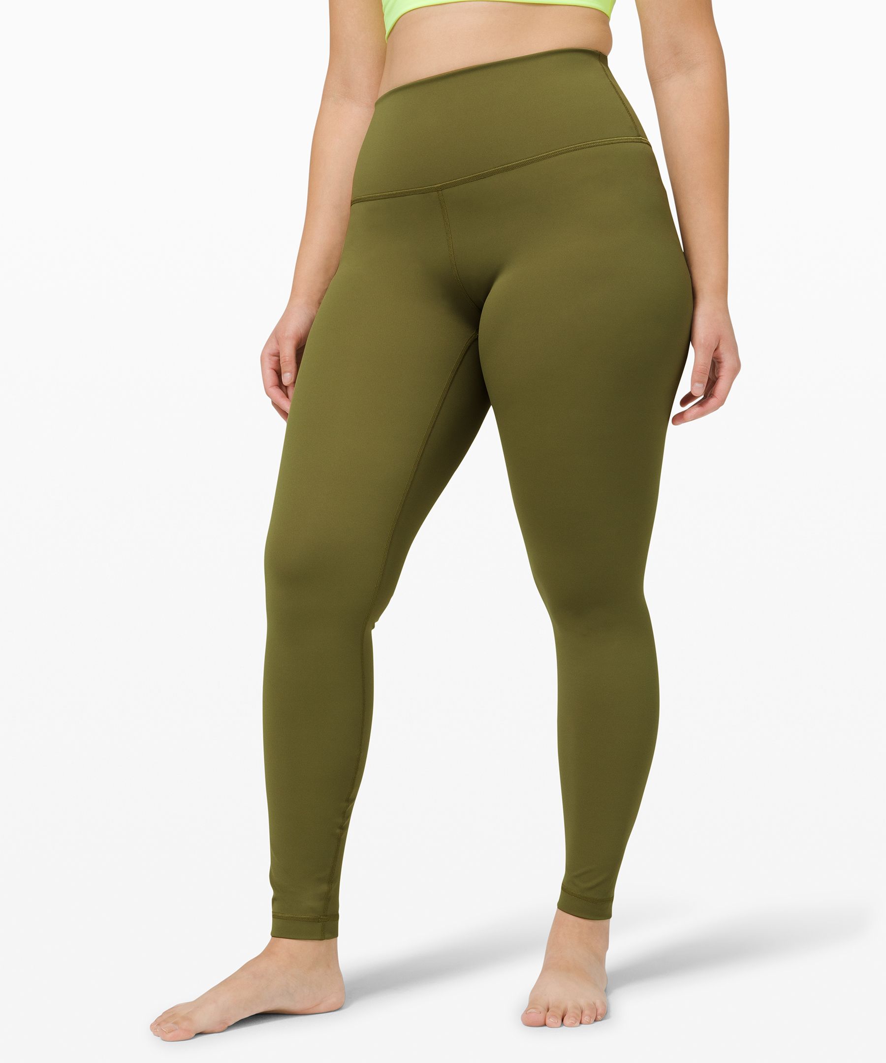 Lululemon Wunder Under High-rise Tight *full-on Luxtreme 28" In Green