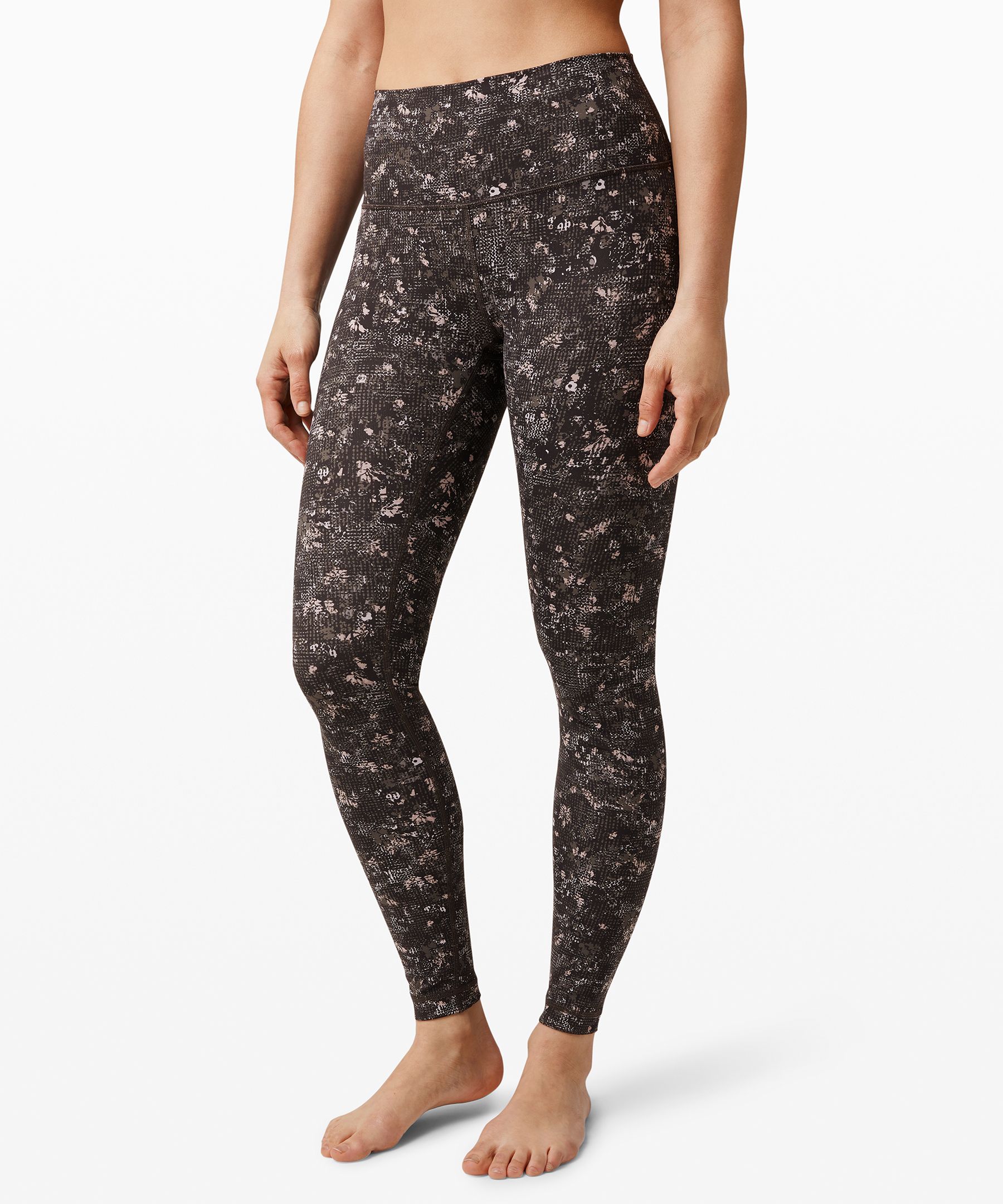 Lululemon Fast and Free High Rise Tight 25 in Floral Flux Multi Size 4