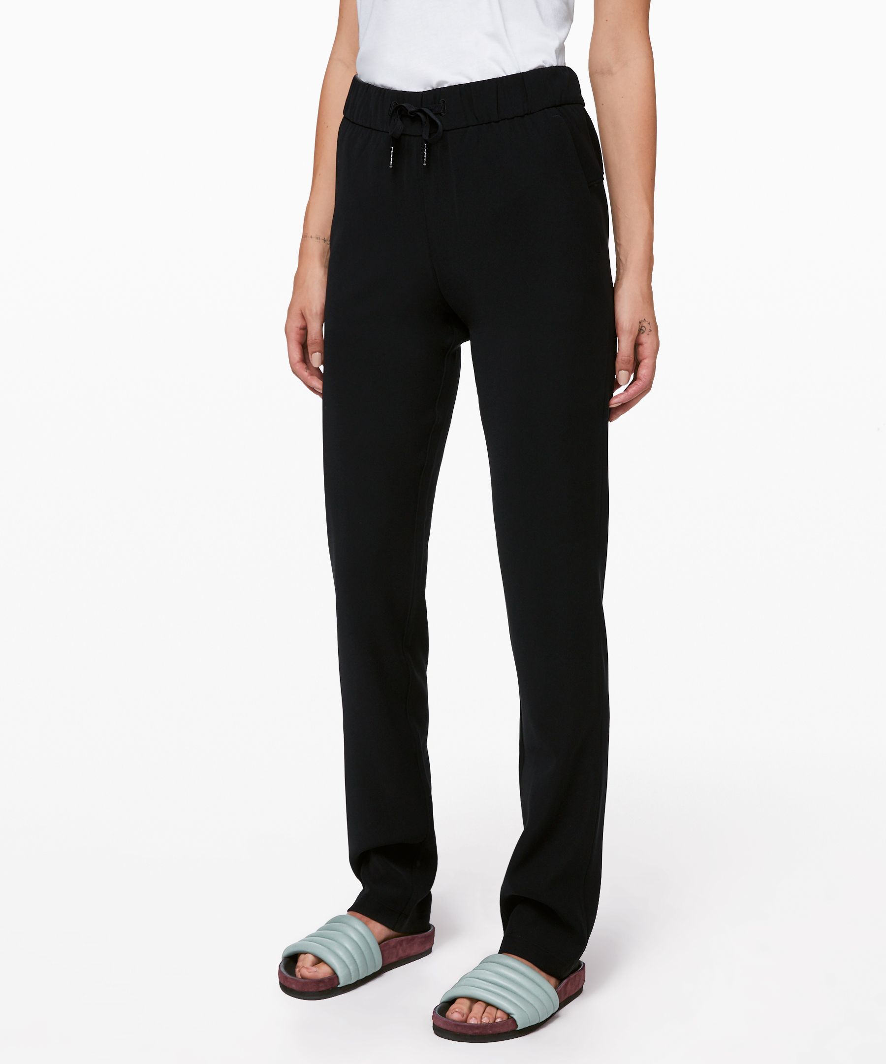 Lululemon On The Fly Pant *online Only Woven Tall In Black