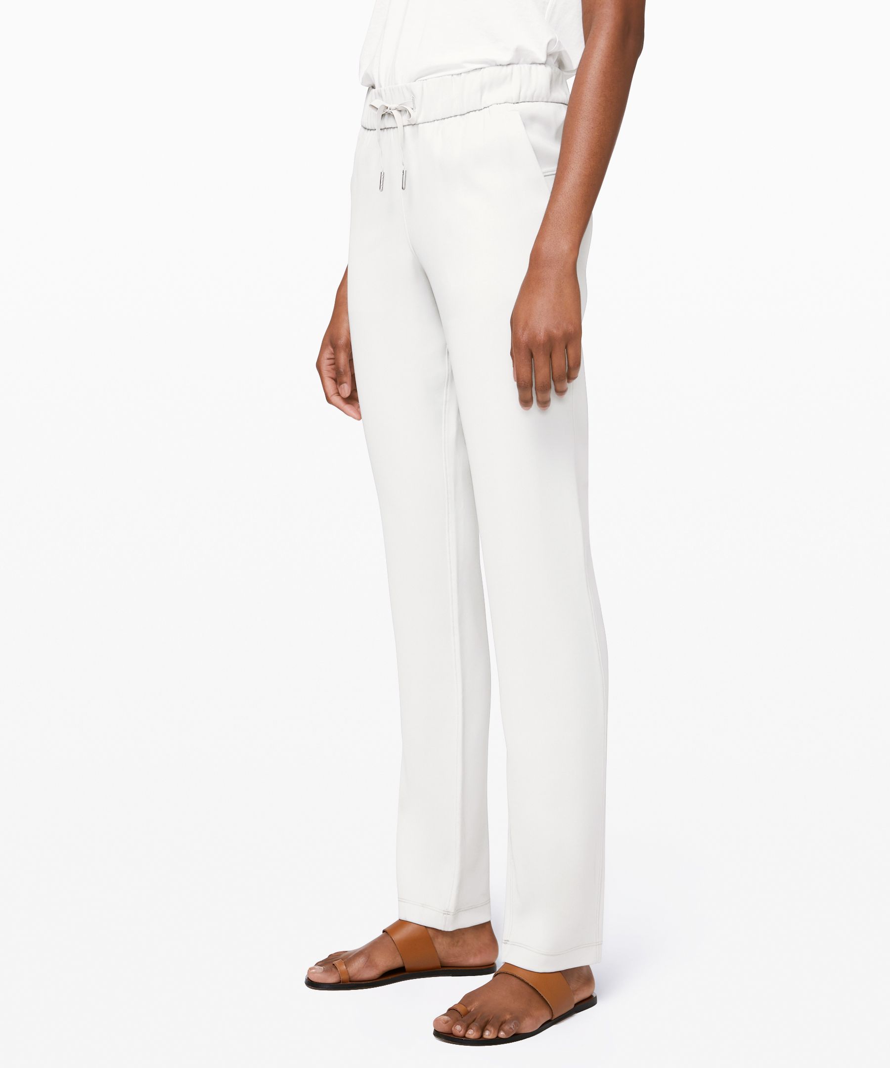 Lululemon On The Fly Pant *online Only Woven Tall In Silverstone