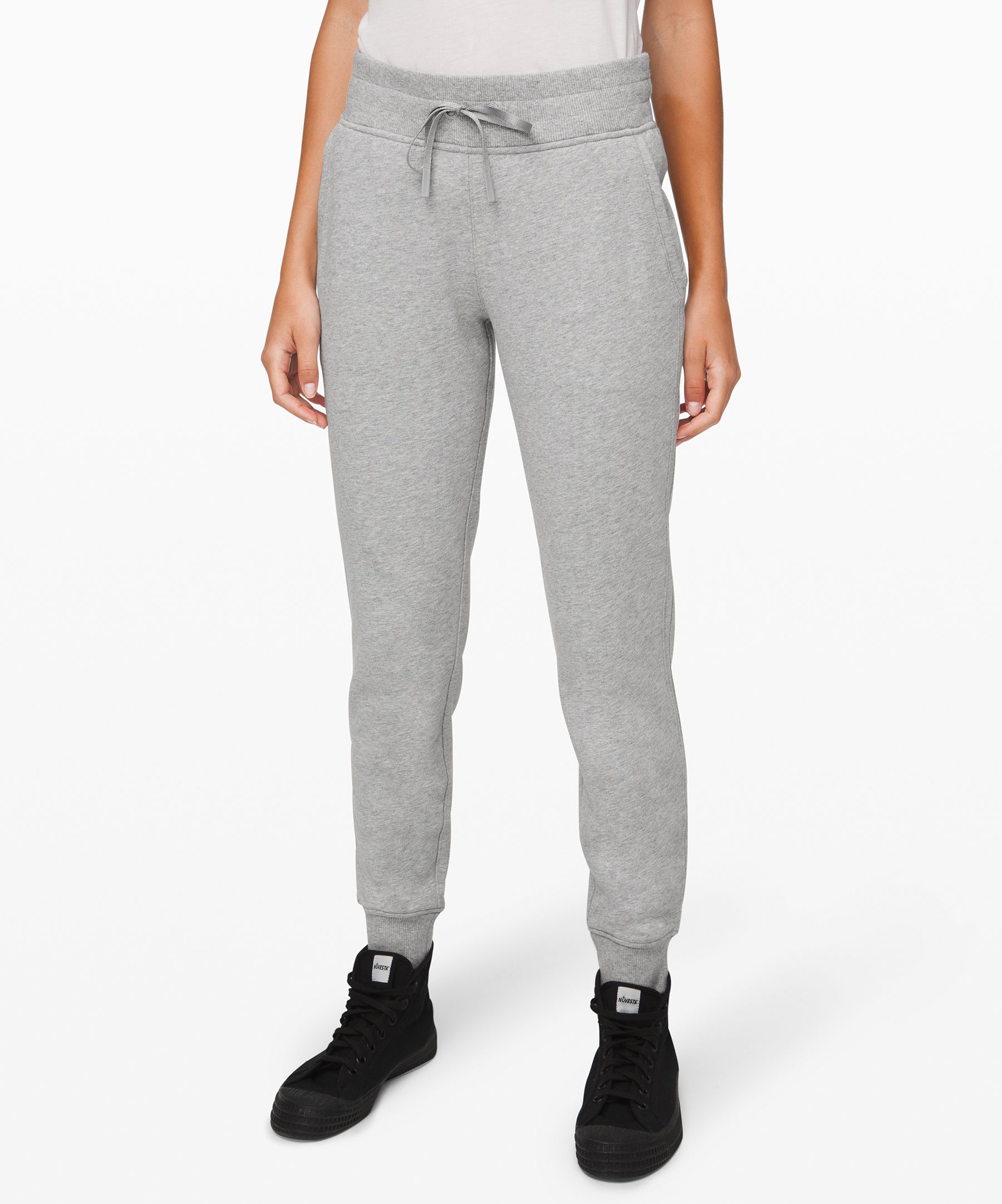 Lululemon Warm Down Jogger Ii In Heathered Core Light Grey