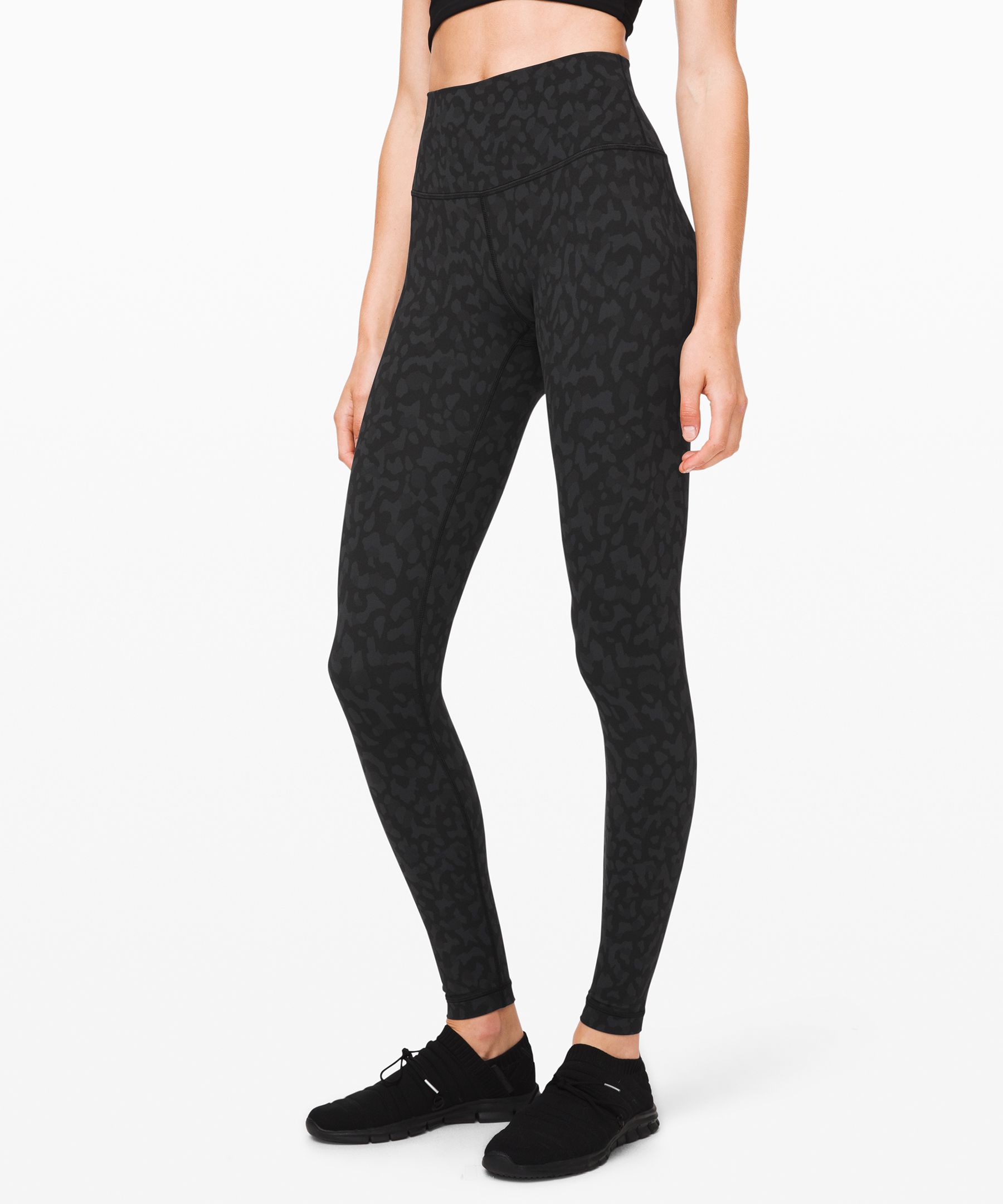 lululemon black wunder under leggings