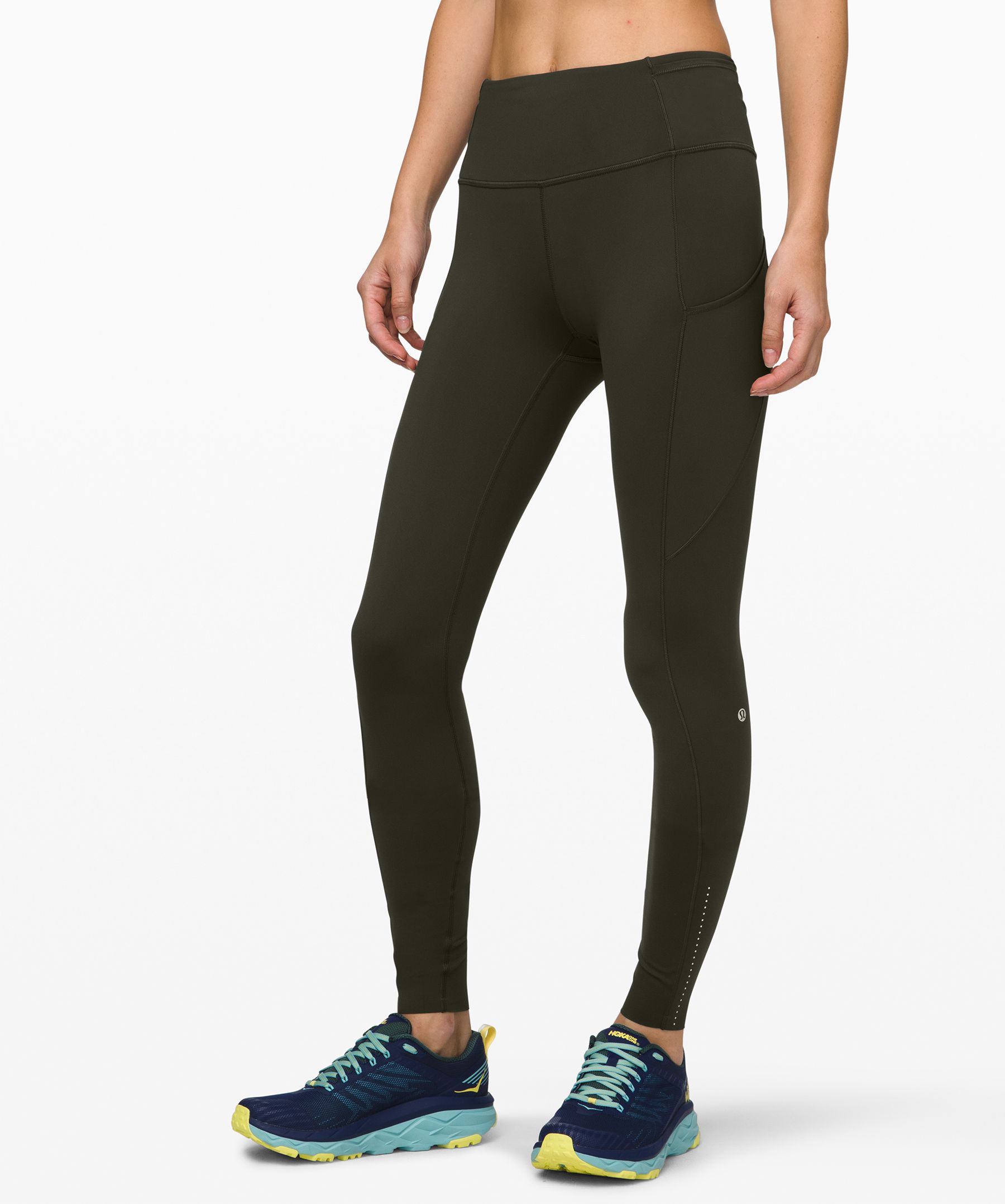 lululemon - fast and free reflective high rise tights 28' on