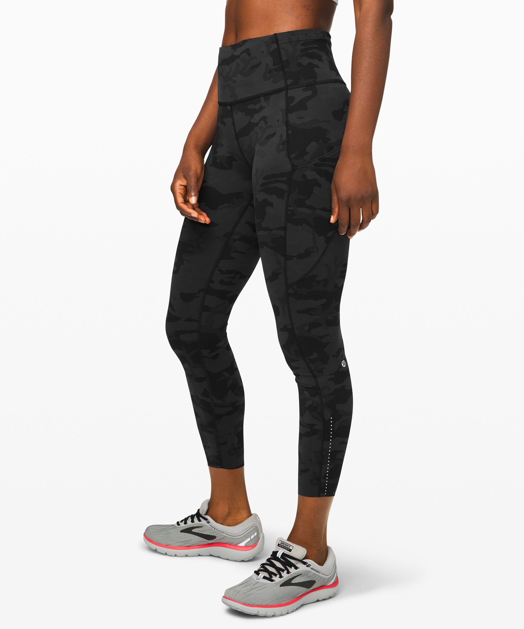 Lululemon Fast And Free Tight Ii 25 *nulux In Interconnect Blue Multi