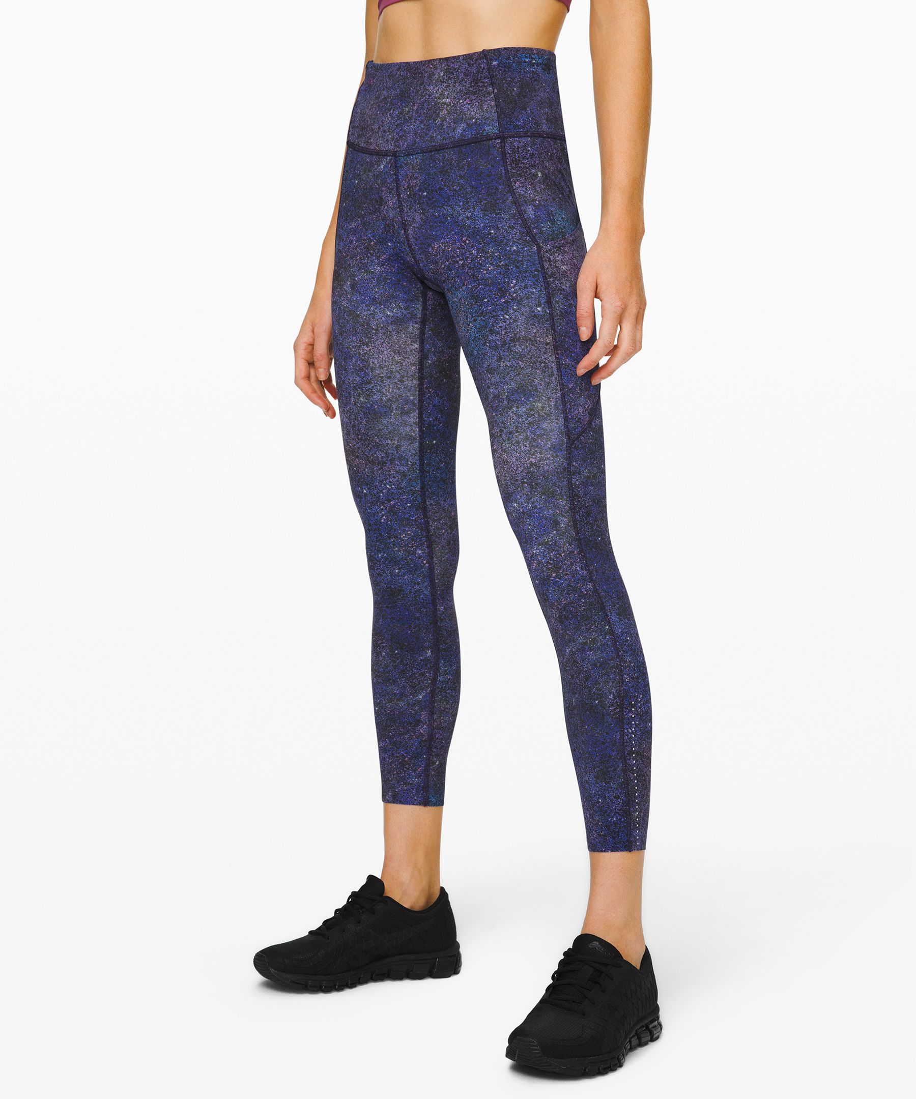 Lululemon Fast And Free Tight Ii 25 *nulux In Polar Lights Blue Multi