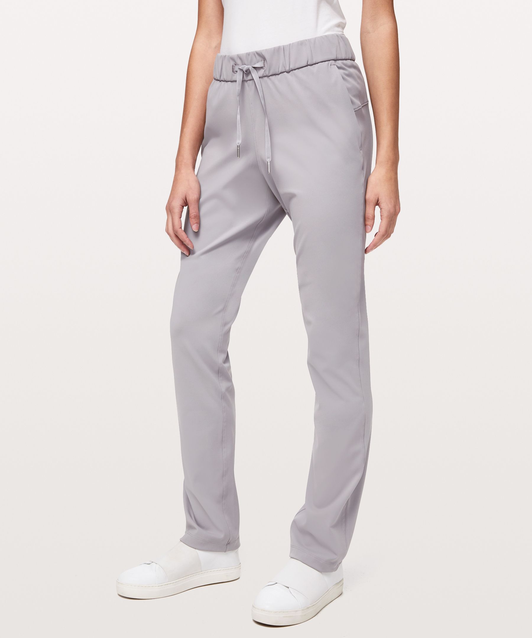 Lululemon On The Fly Pant Tall 33 *online Only In Silverscreen