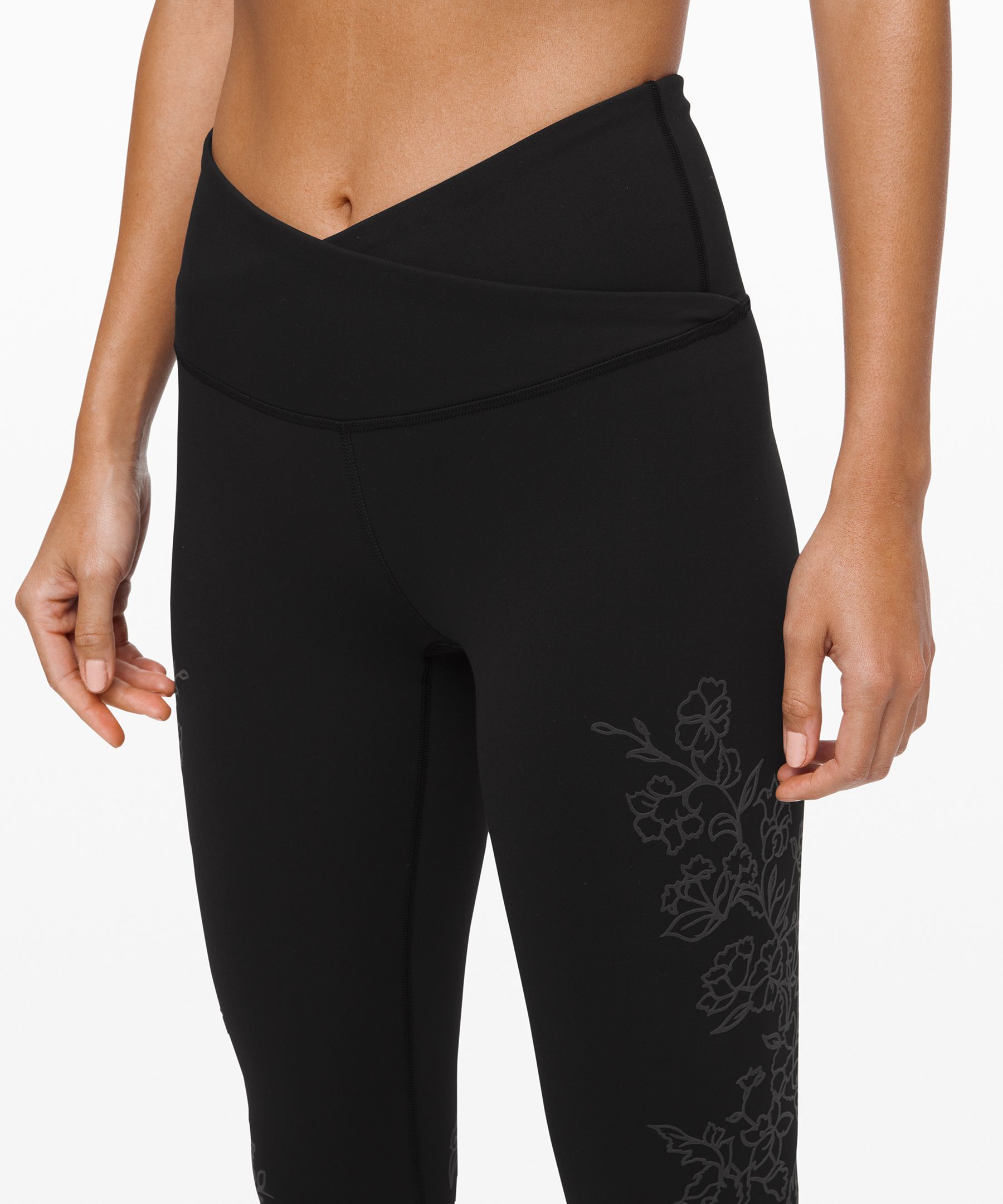 Lululemon flocked leggings hotsell