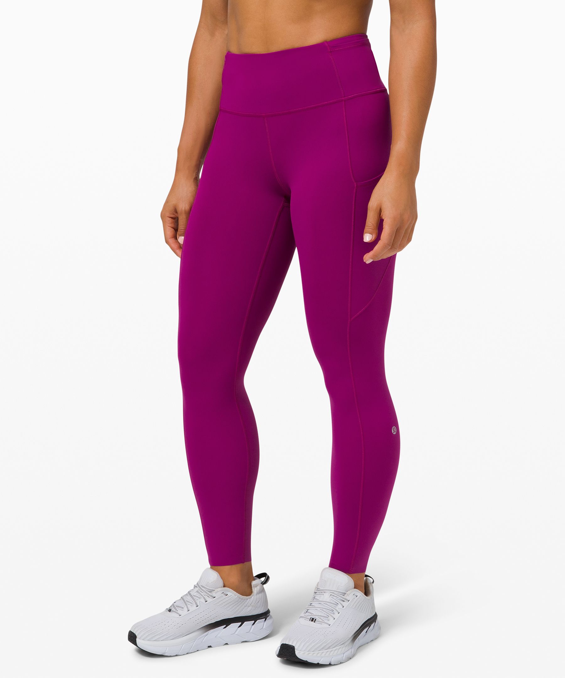 Lululemon Fast And Free Tight 25" In Pink