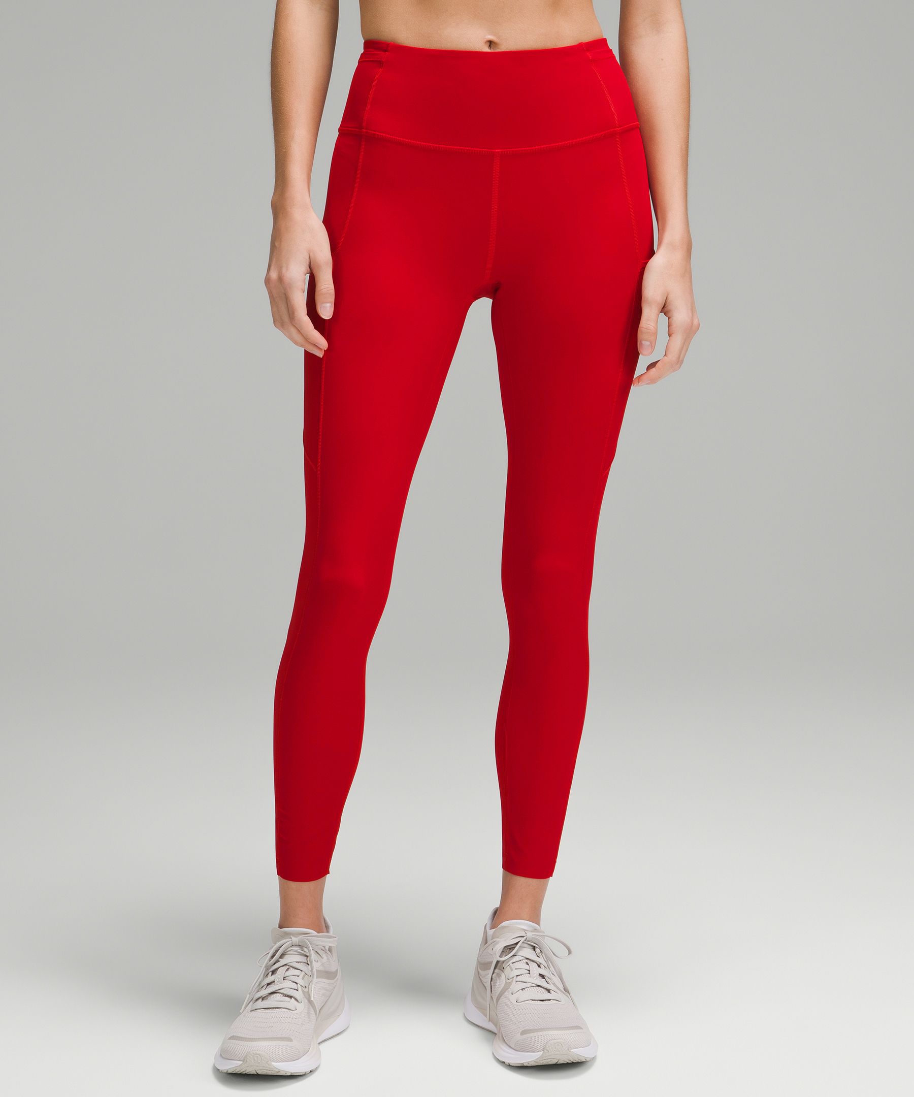 lululemon leggings red