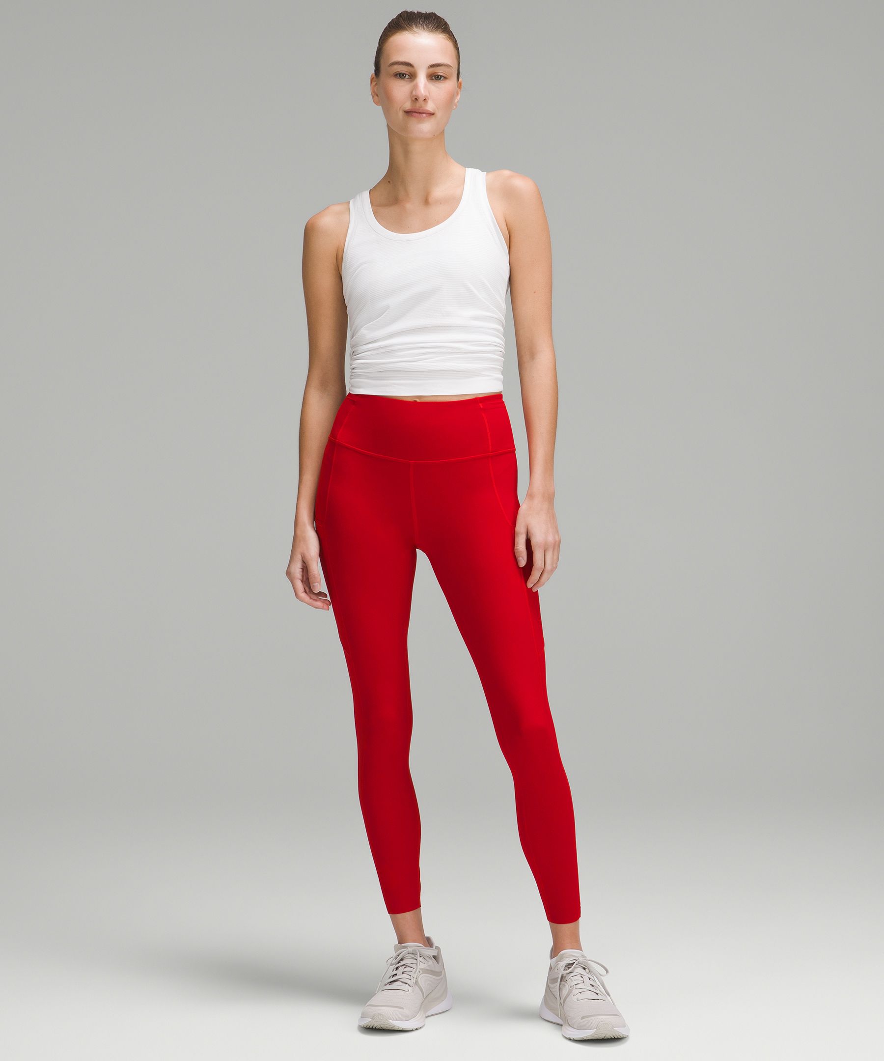 Lululemon Size 4 Instill HR Tight 25 Smoky Red SMRD SmoothCover