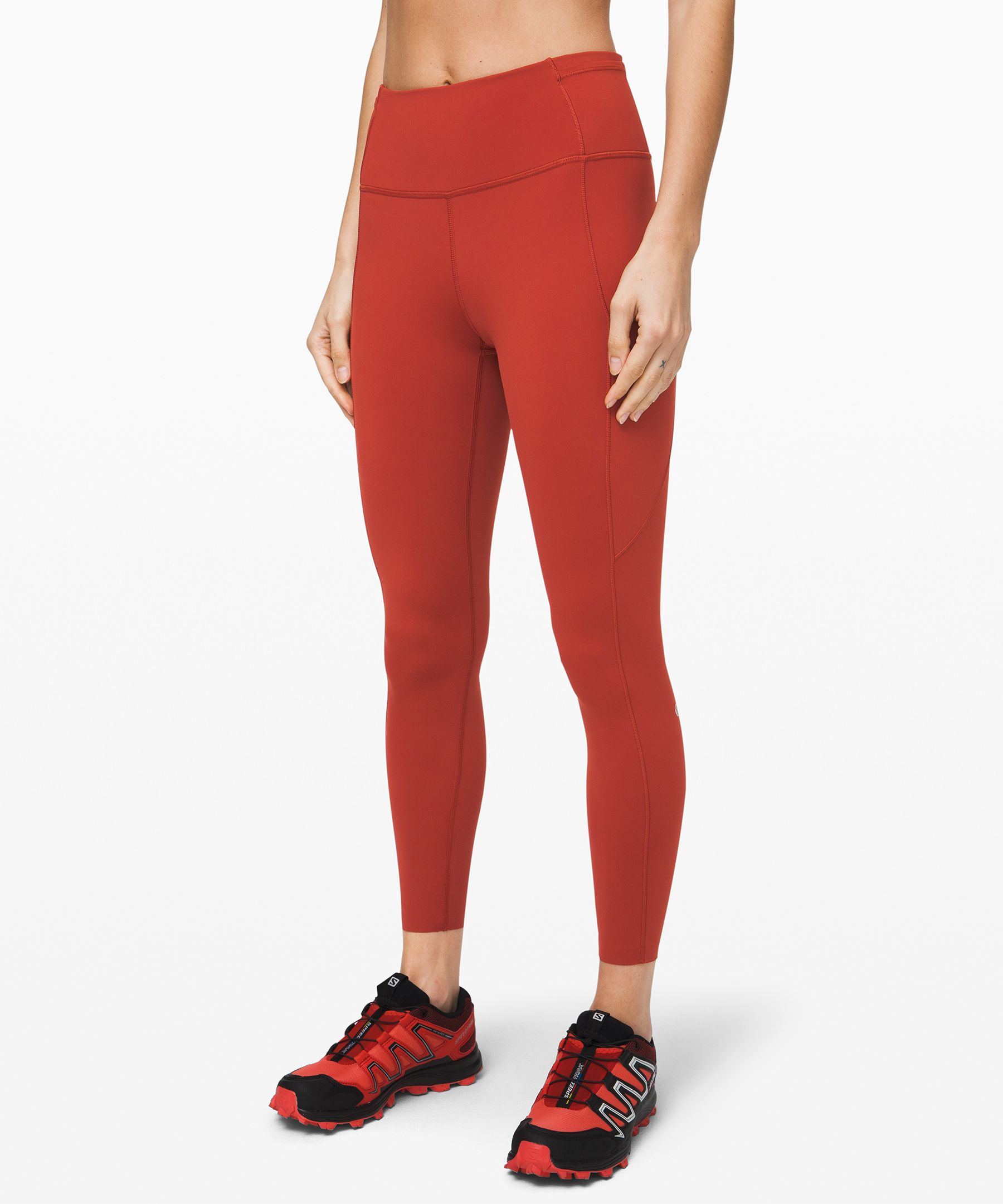 Lululemon Fast And Free Tight Ii 25" *non-reflective Nulux In Magma