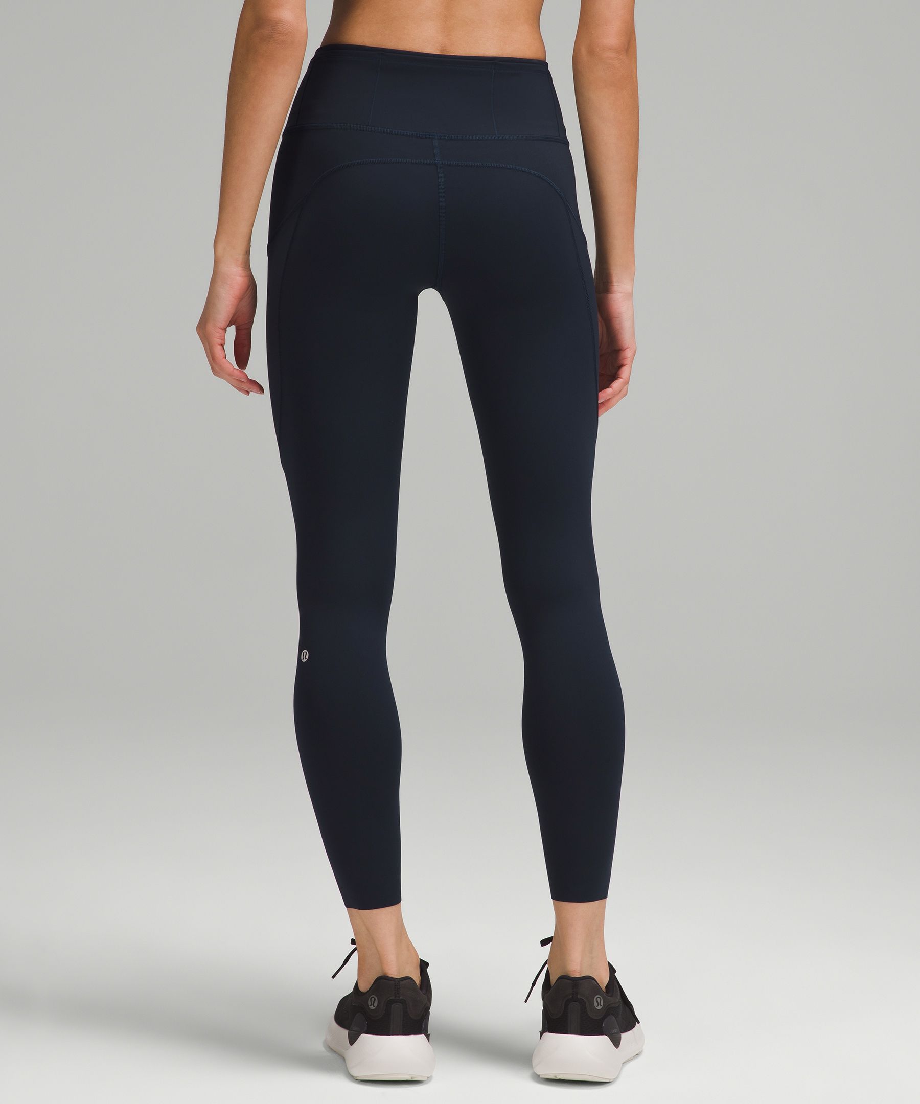 lululemon Fast * Free High-Rise Tight 25 True Navy Size 14 MSRP $128.00  **NWT**