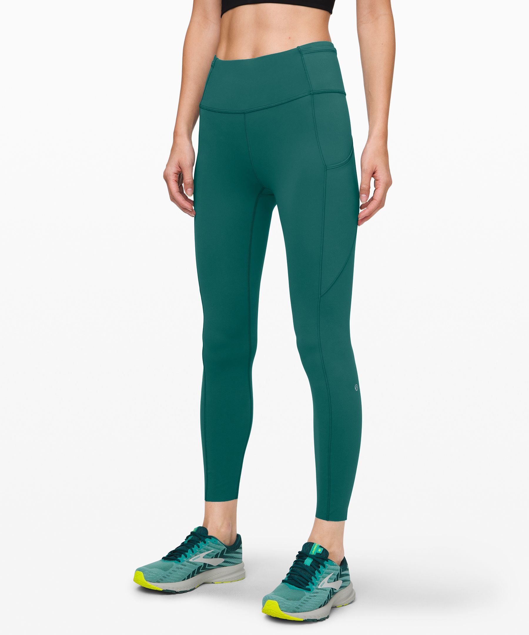 Lululemon Fast & Free 7/8 Tight (Nulux 25) - Jet Stream - lulu