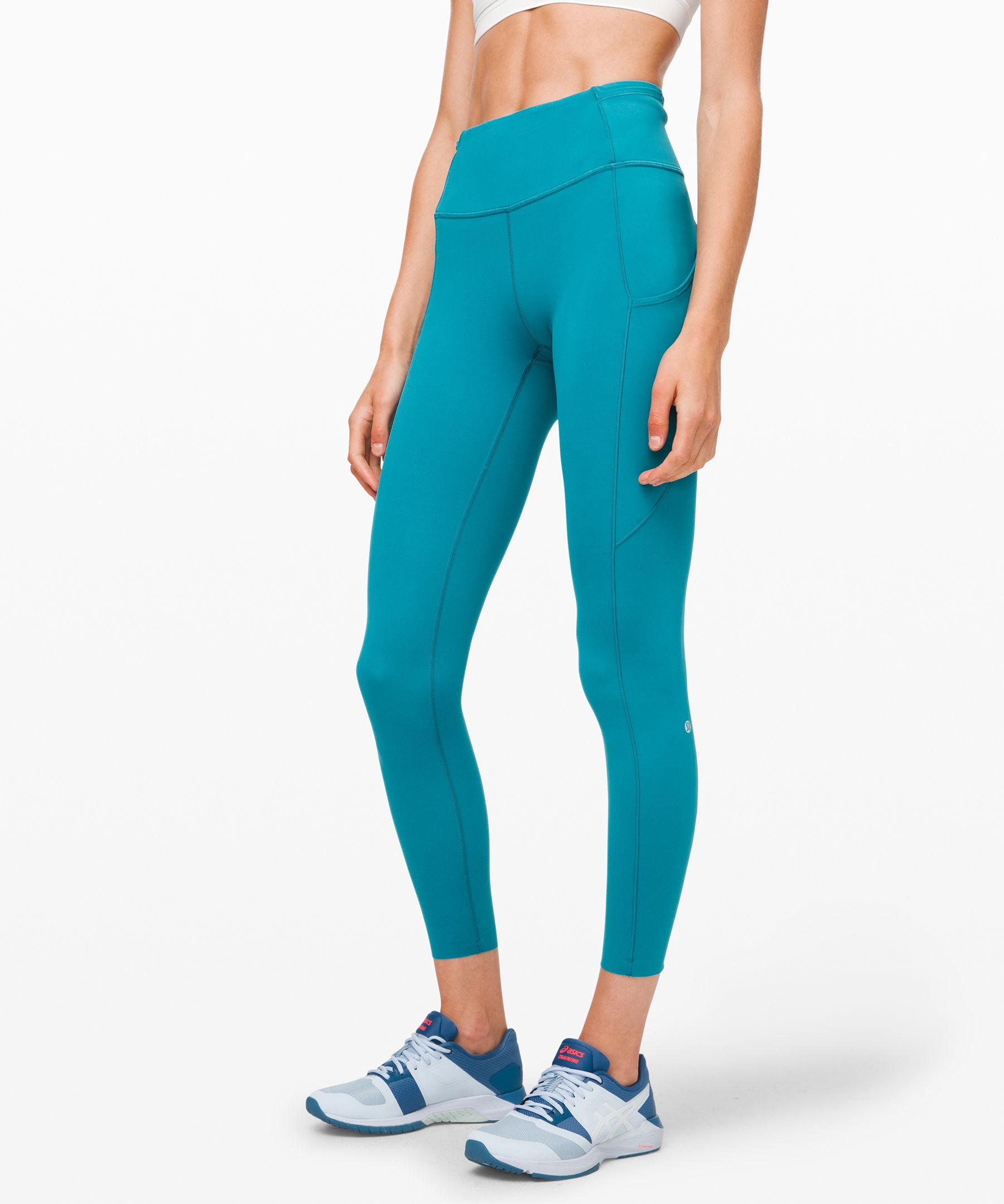 Lululemon Fast And Free Tight Ii 25" *non-reflective Nulux In Ice Cave