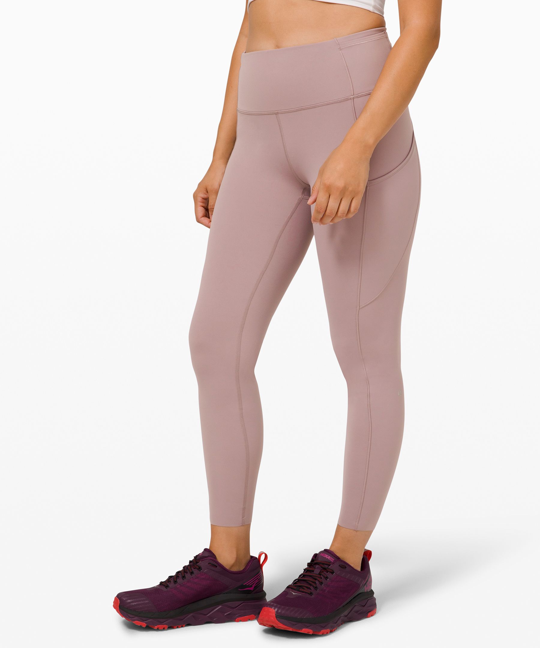 Lululemon Fast And Free Tight 25 *non-reflective Nulux In Brown