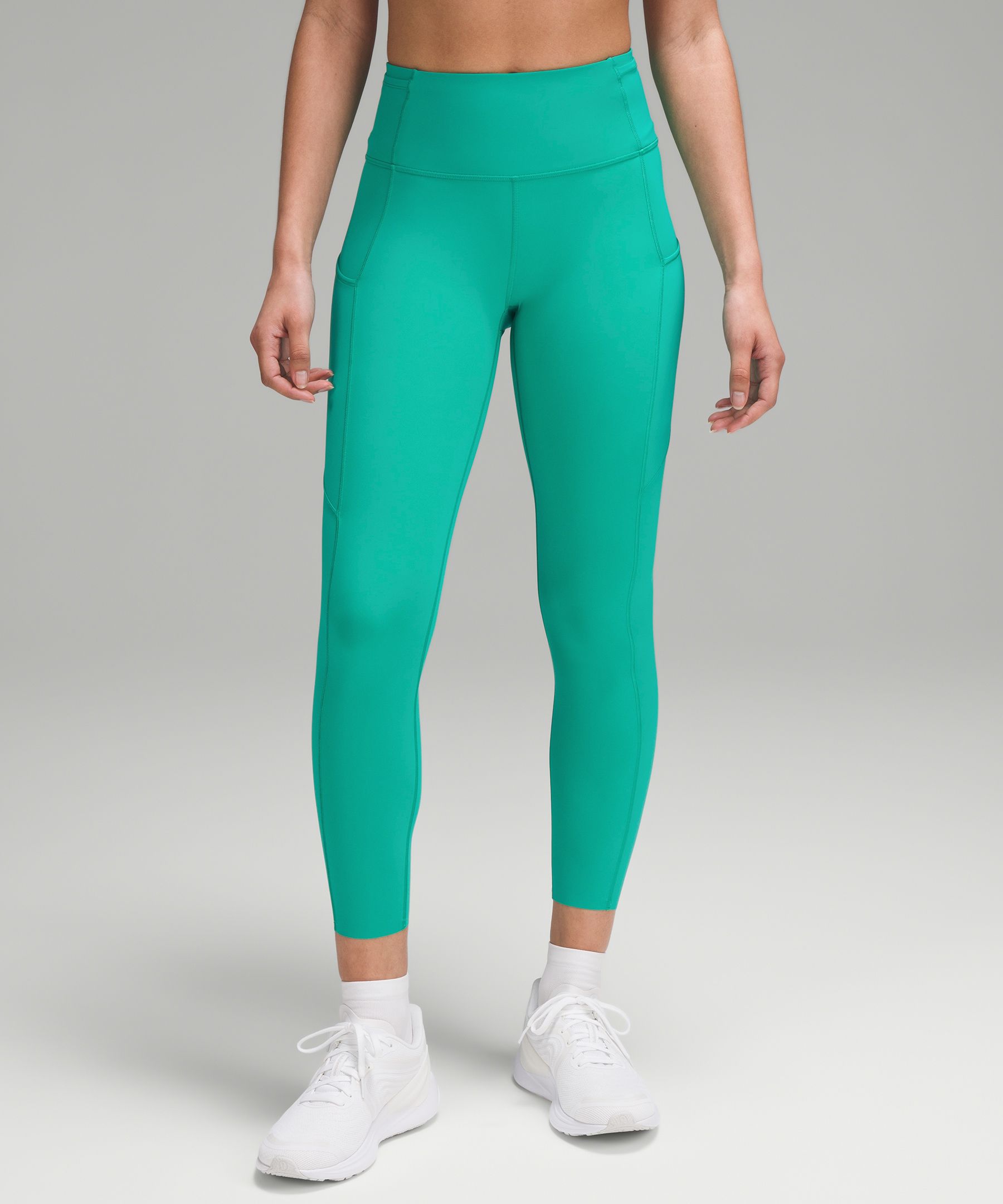 Lululemon Fast & Free 7/8 Tight (Nulux 25) - Jet Stream - lulu