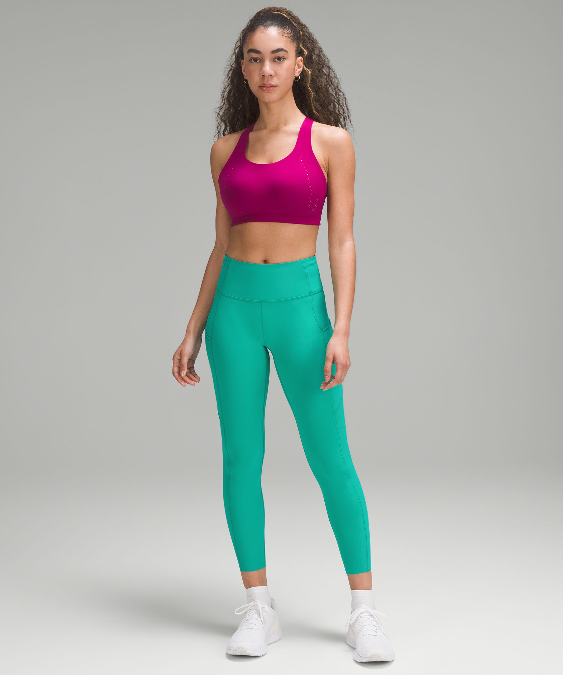 NWT Lululemon Fast Free HR Tight Size 6 ALGR Algae Green Nulux 25