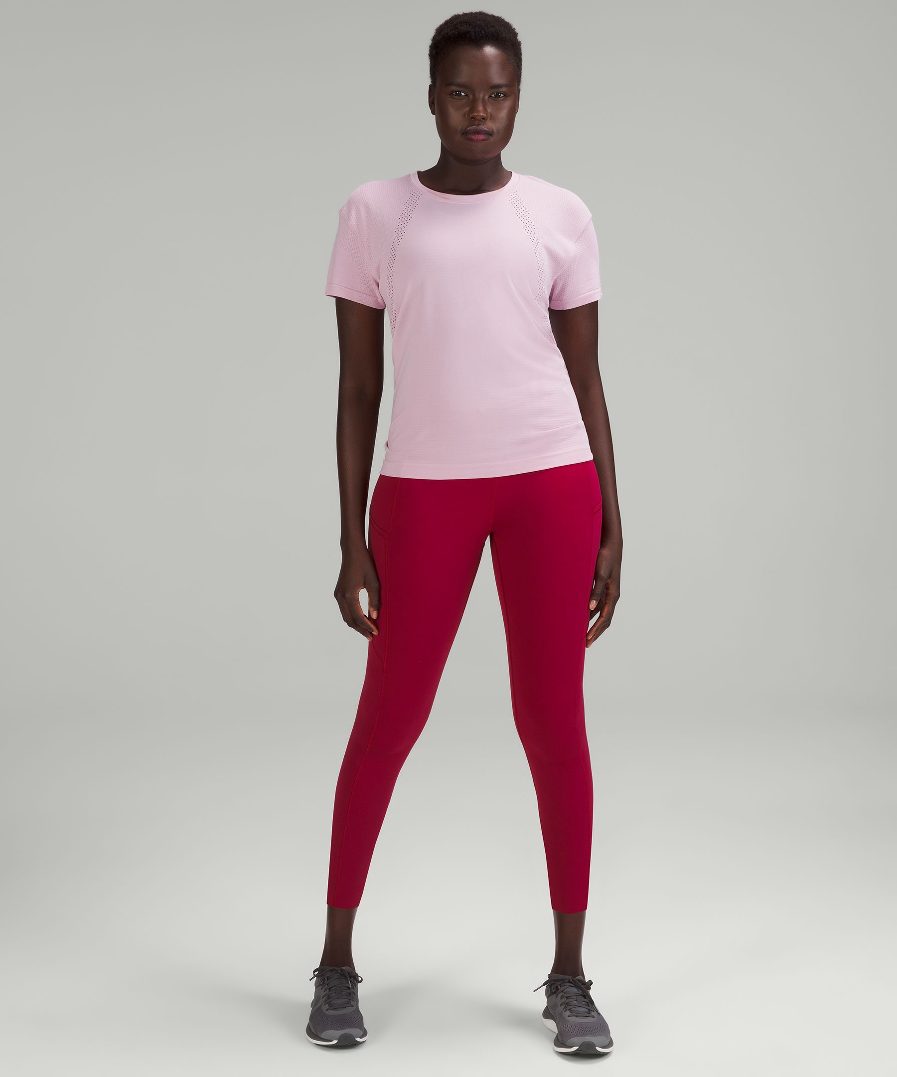 Shop Quick Dry Full Length Leggings with Elasticised Waistband Online