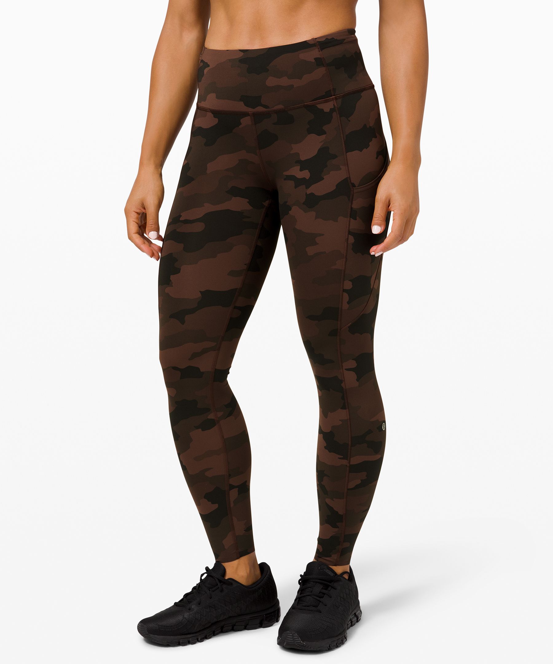 Lululemon Fast And Free Tight Ii 25 *non-reflective Nulux In Melanite