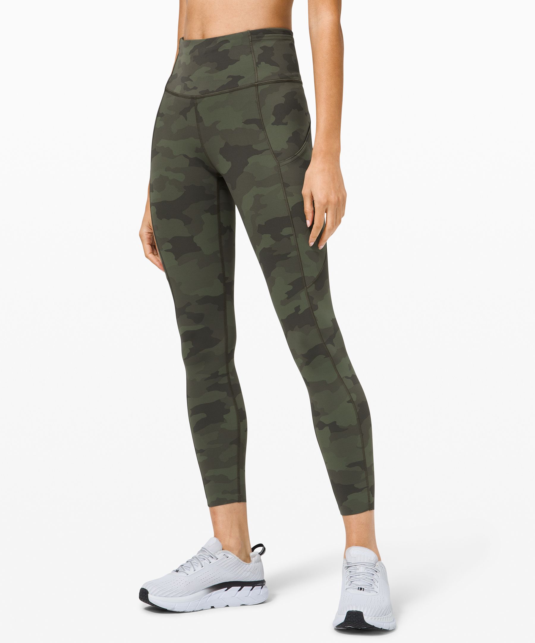 Lululemon • Fast and Free HR Tight 25” Heritage 365 Camo Crispin