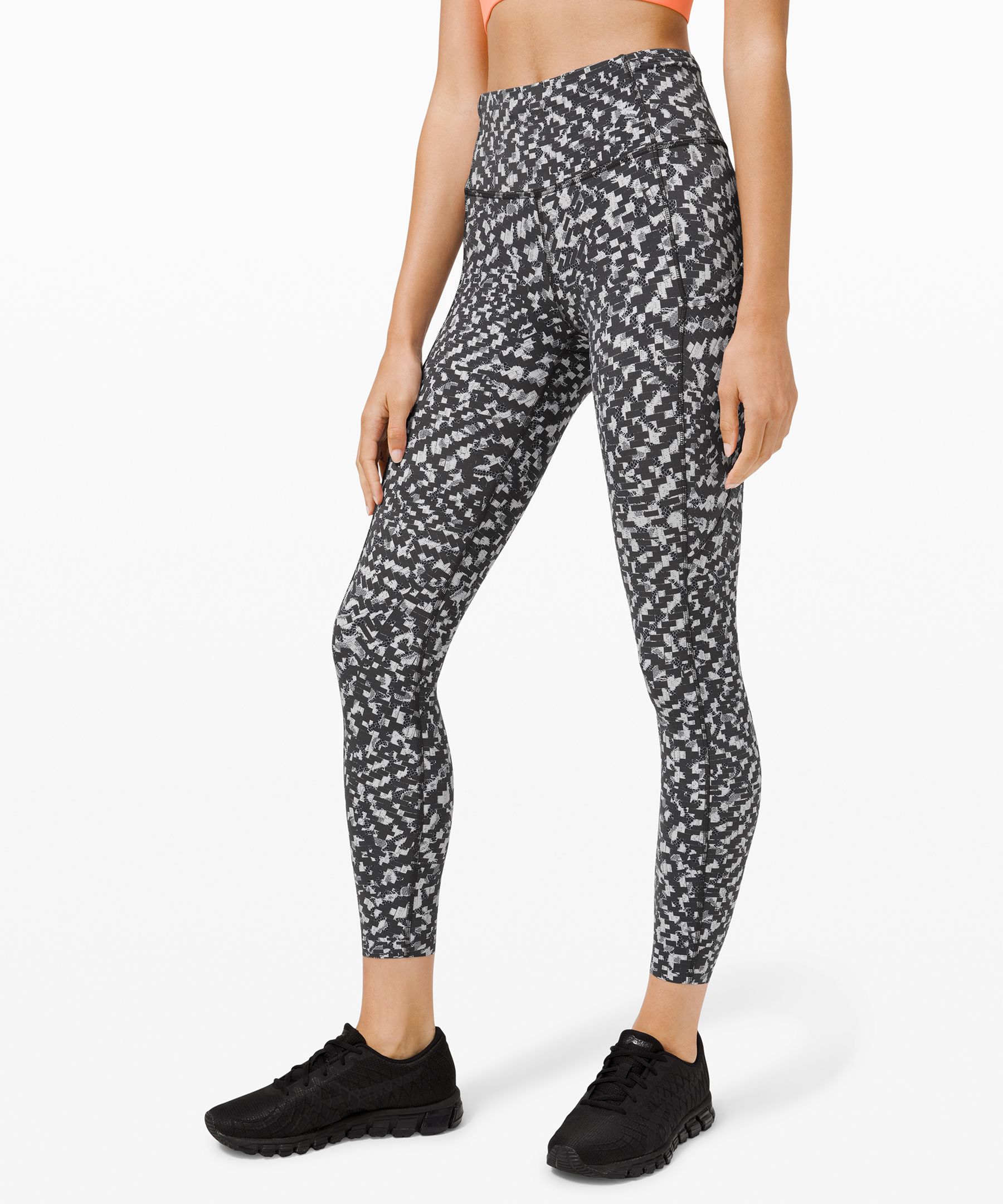 Lululemon Fast And Free Tight Ii 25" Reflective *nulux In Multi