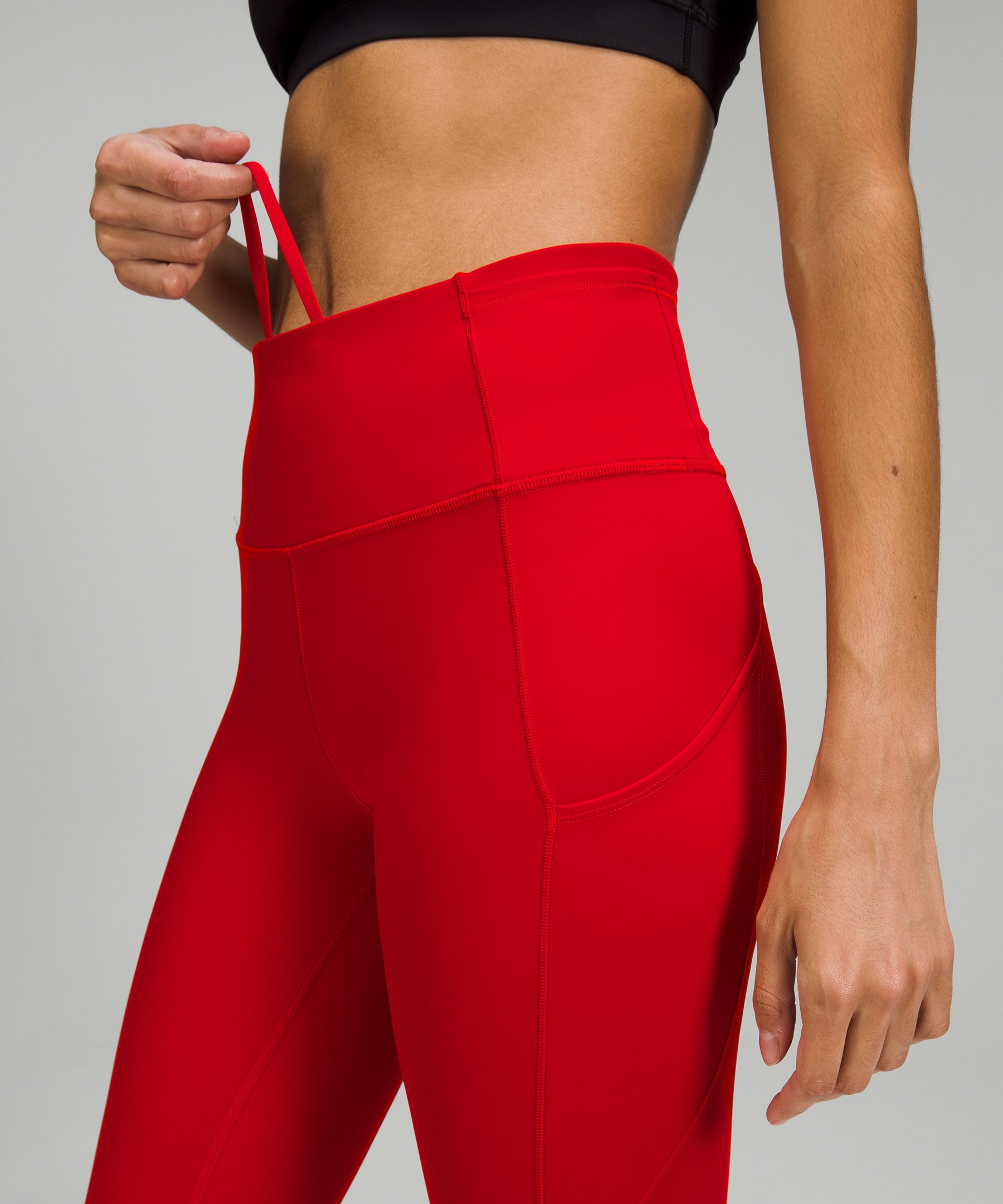 28 red high waist leggings – guardcloset