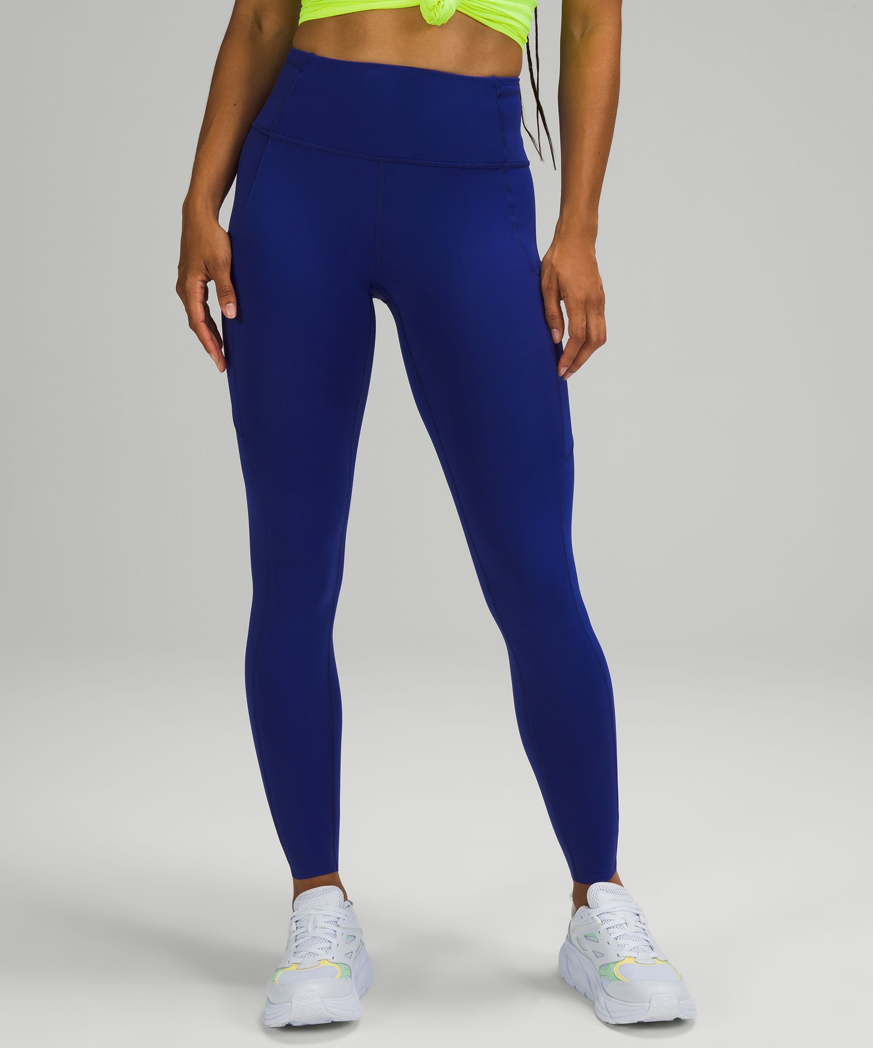 Lululemon Fast And Free High-rise Tights 28" In Larkspur