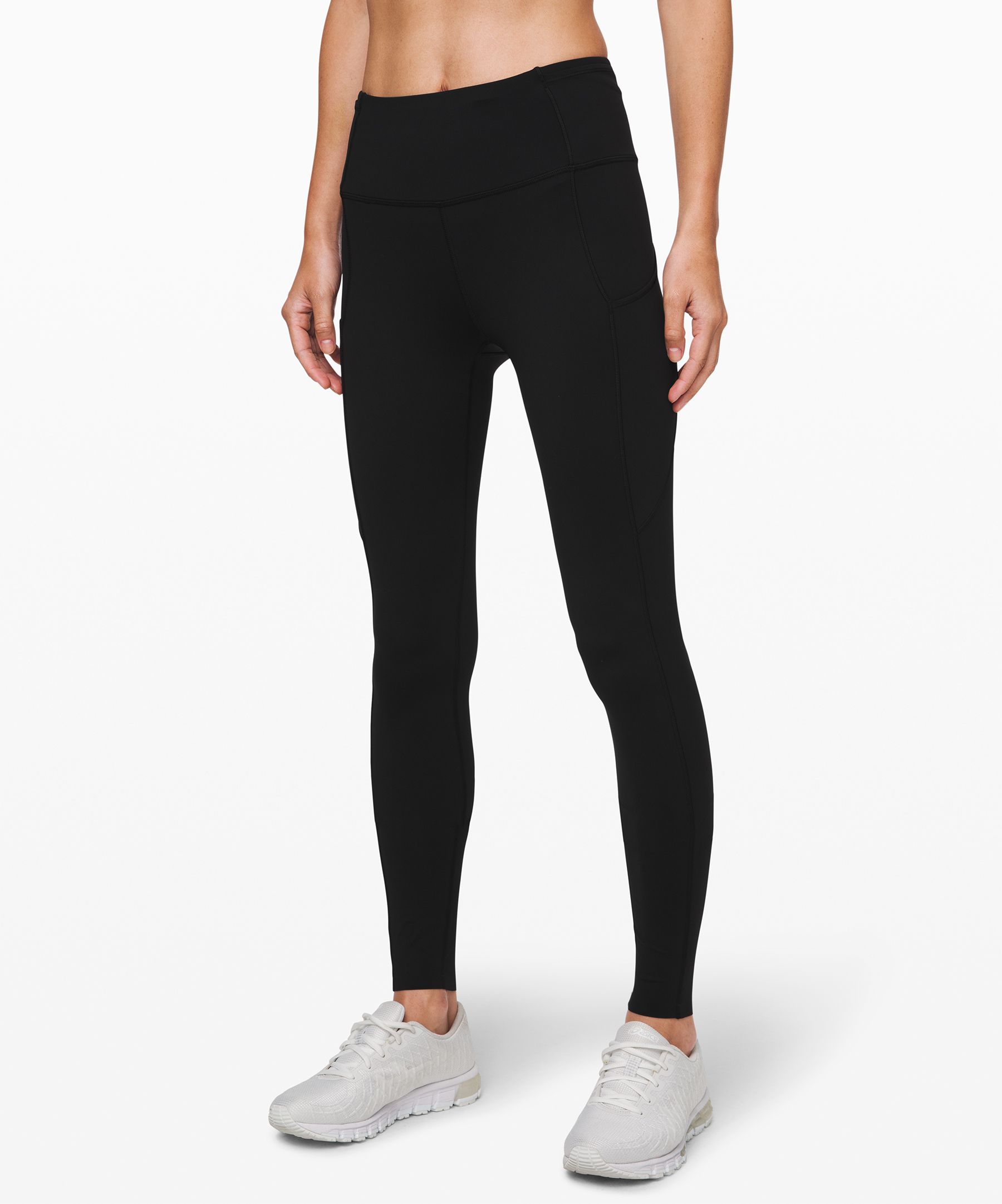 Lululemon Fast And Free Reflective High-rise Tights 31 In Black