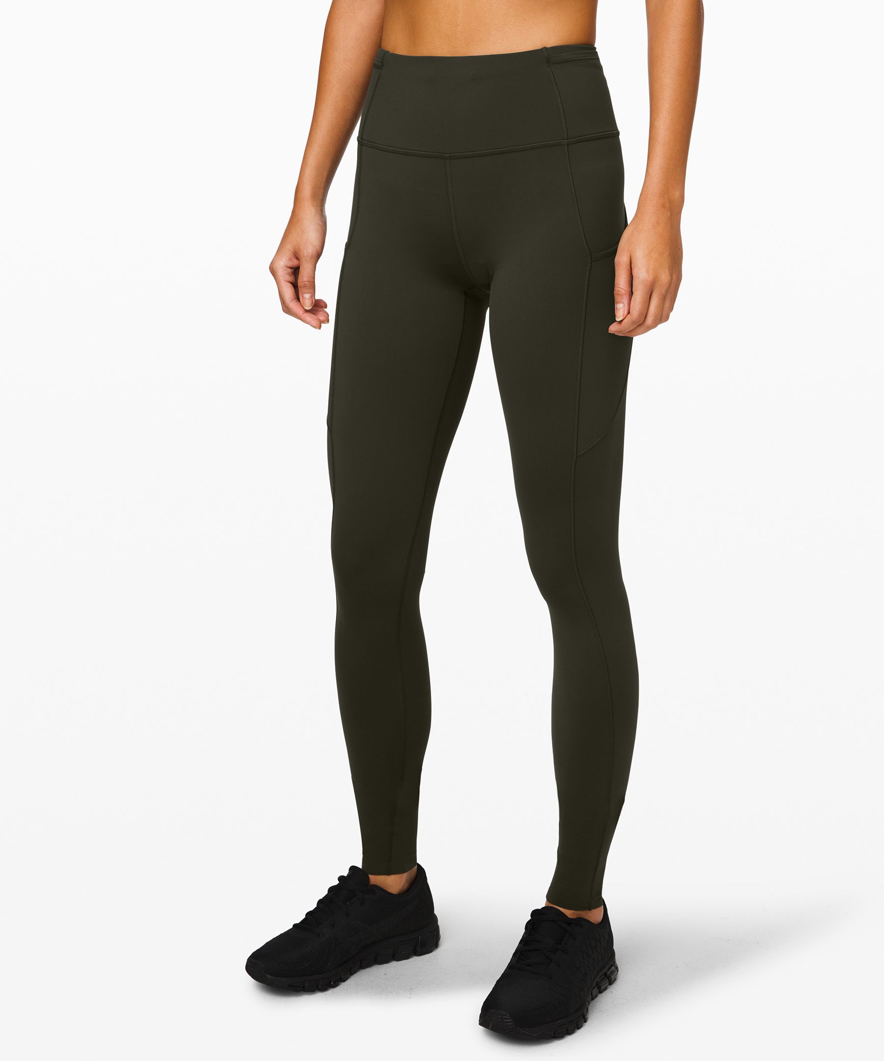 Lululemon Fast And Free Tight 31" *online Only In Green